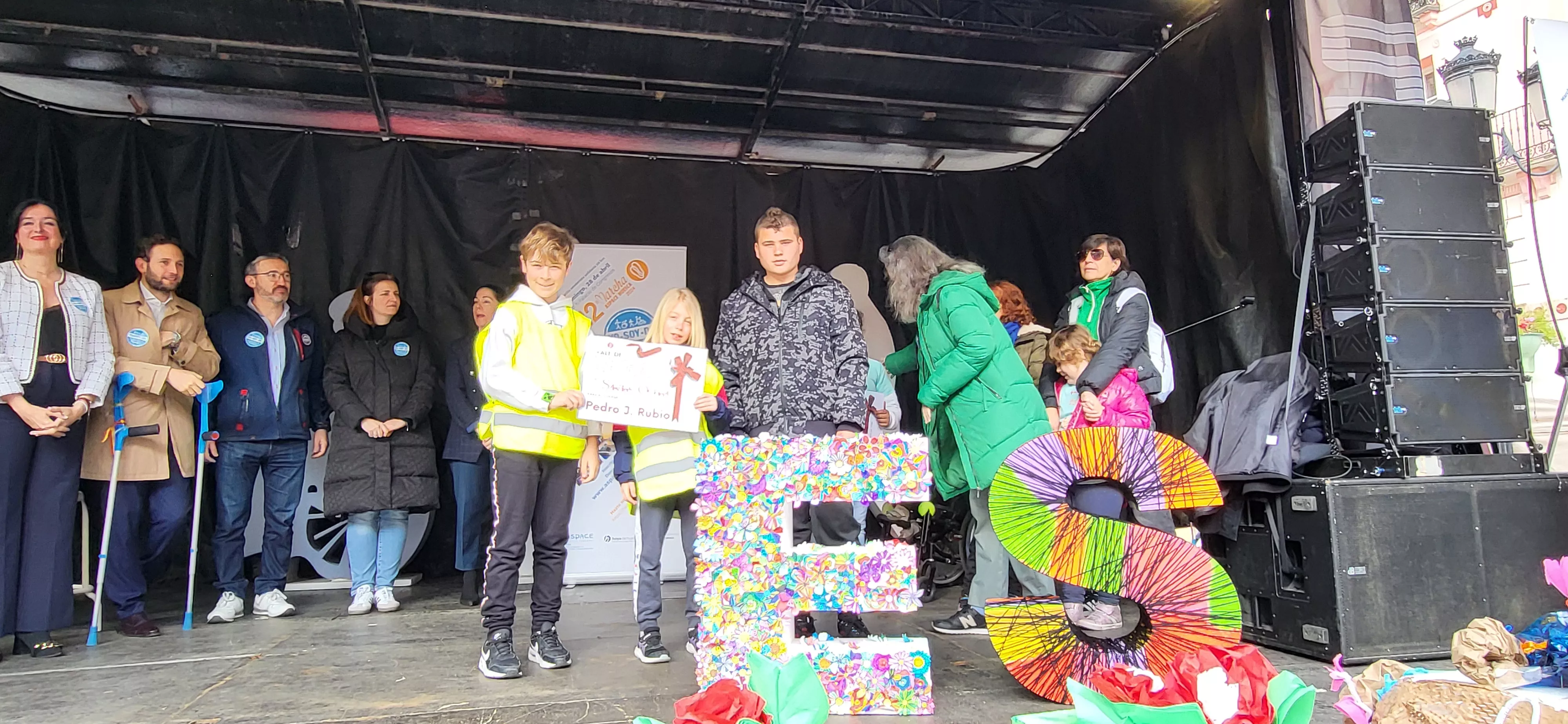 Mini Marcha de Aspace 2024 en Huesca. Foto Mercedes Manterola