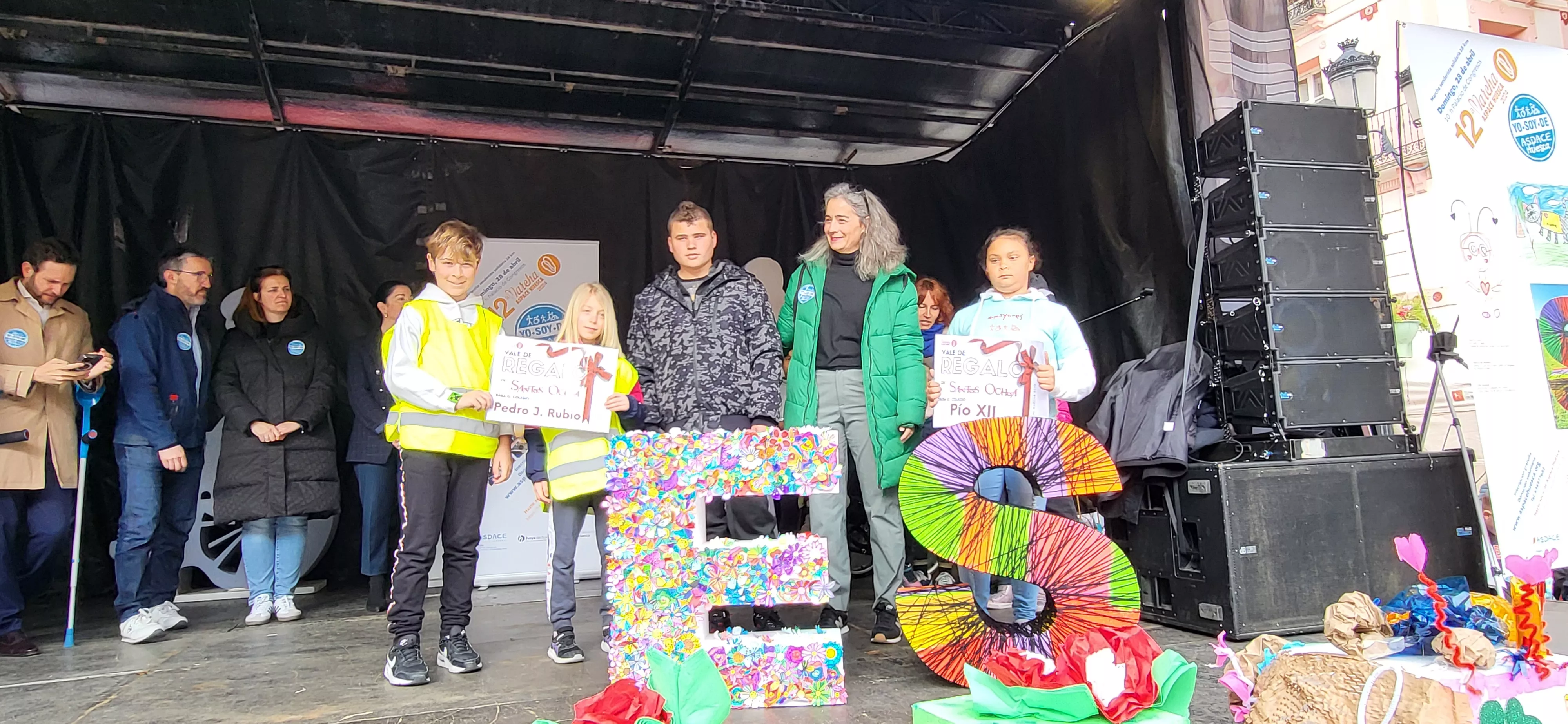 Mini Marcha de Aspace 2024 en Huesca. Foto Mercedes Manterola