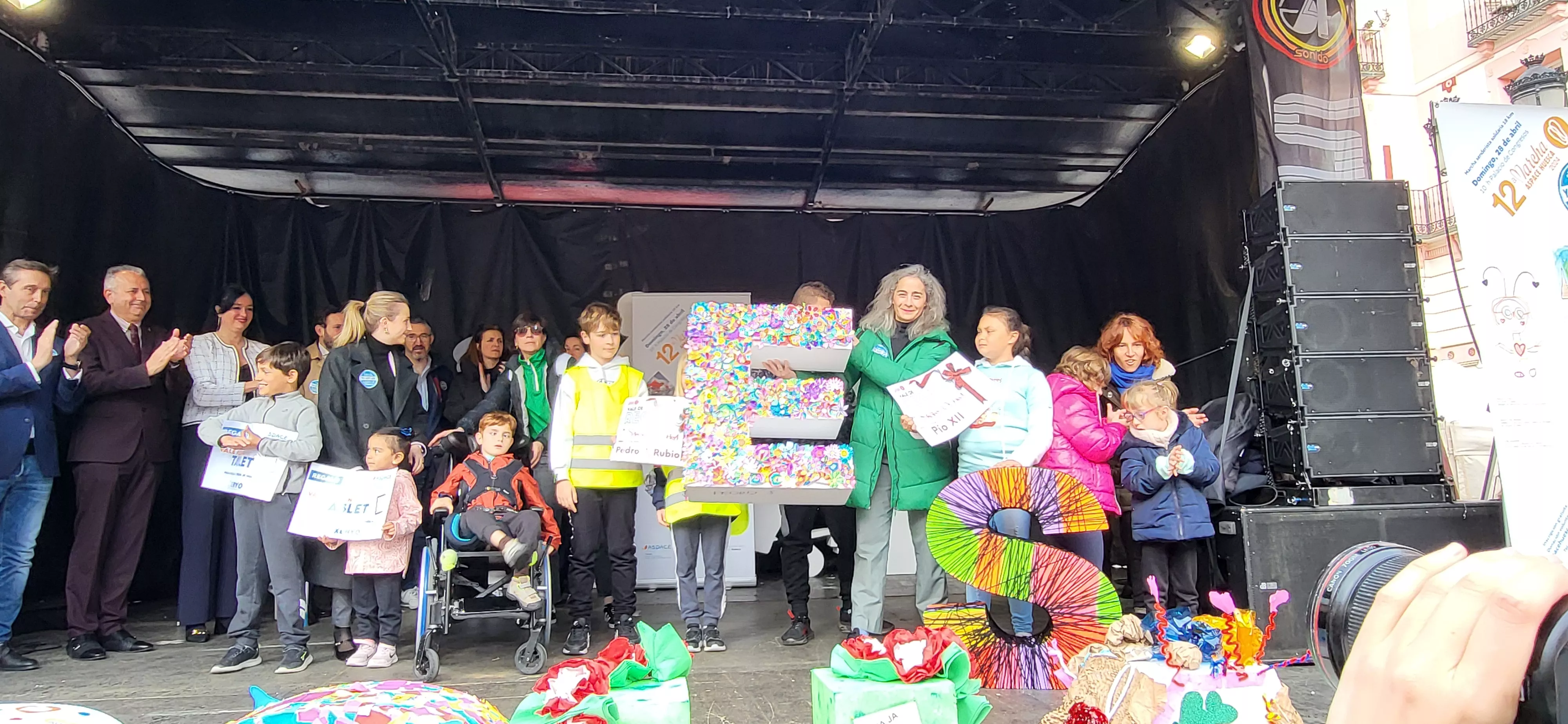 Mini Marcha de Aspace 2024 en Huesca. Foto Mercedes Manterola