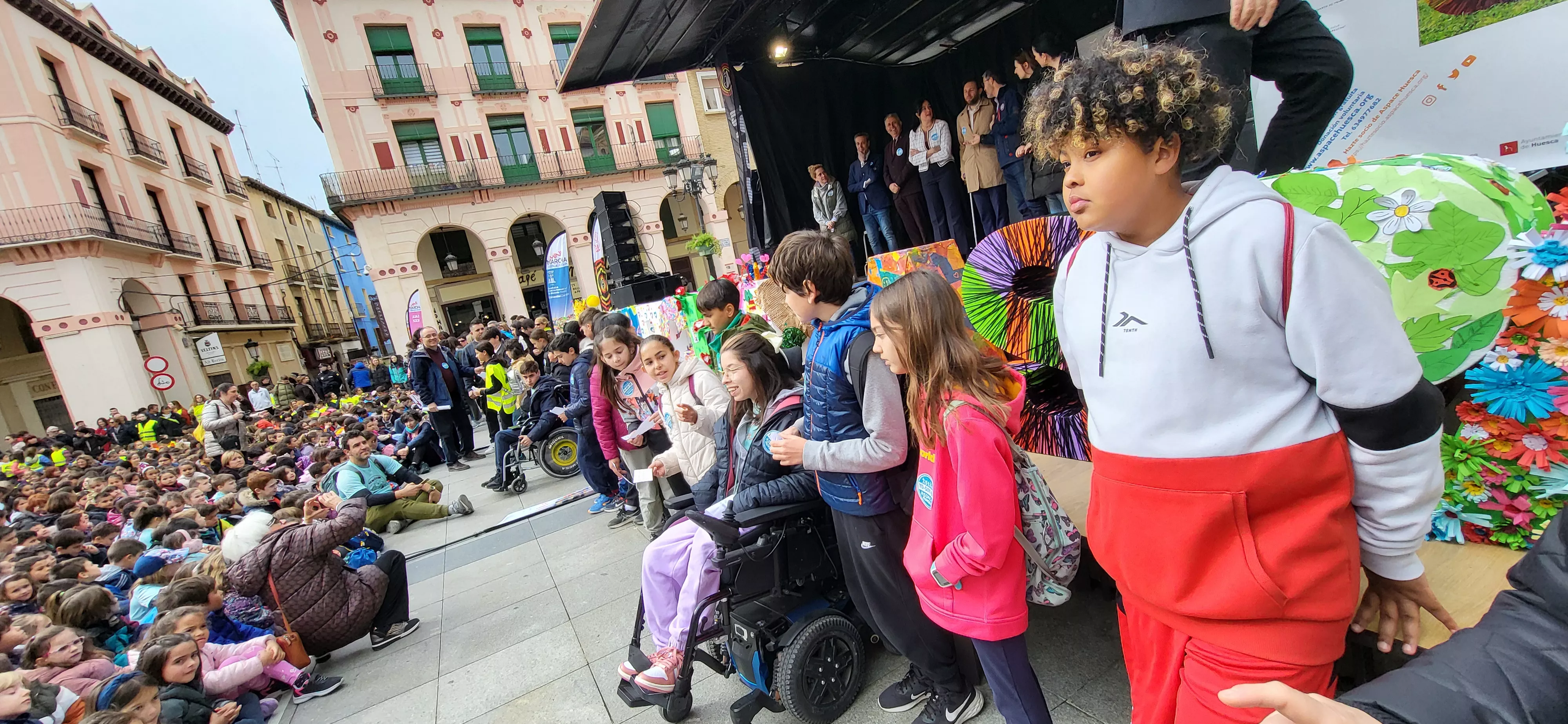 Mini Marcha de Aspace 2024 en Huesca. Foto Mercedes Manterola