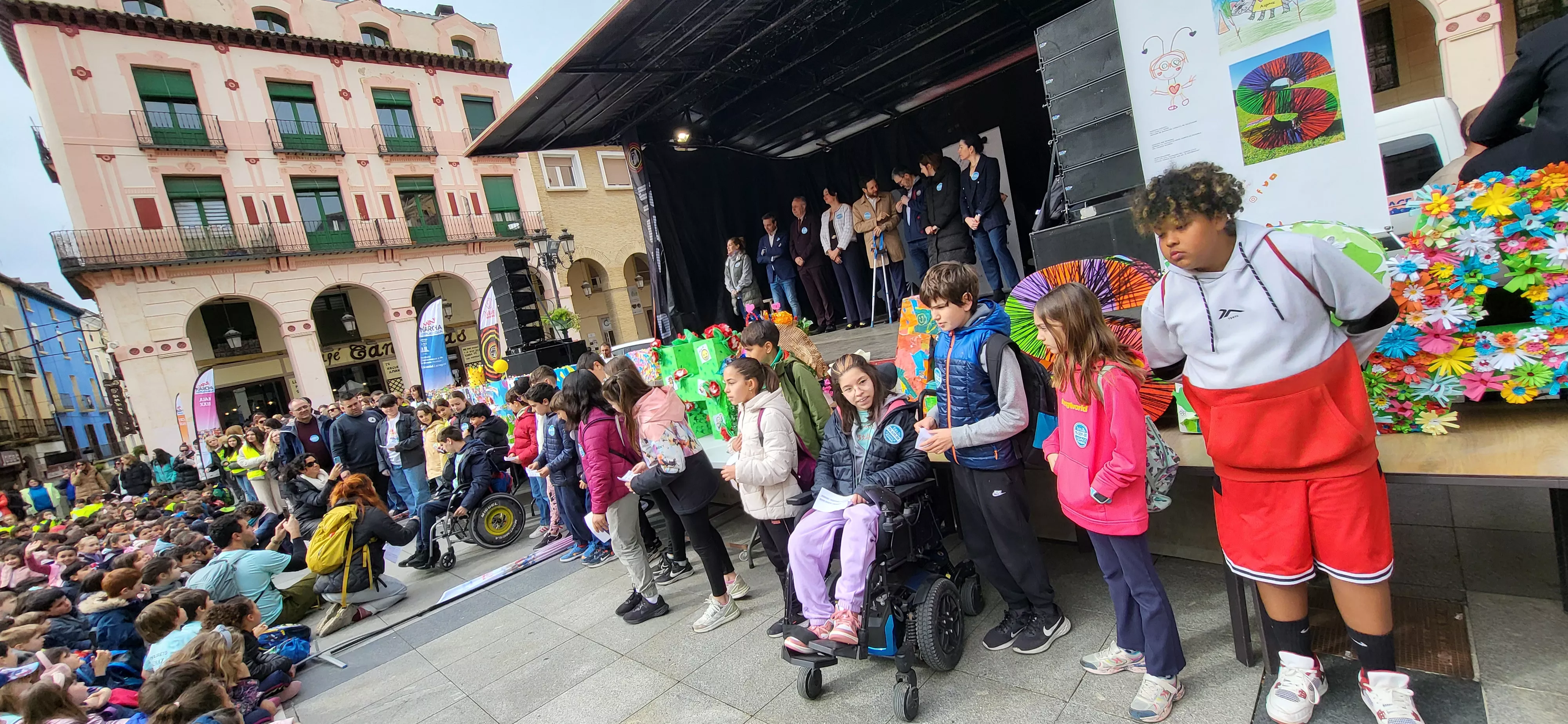 Mini Marcha de Aspace 2024 en Huesca. Foto Mercedes Manterola