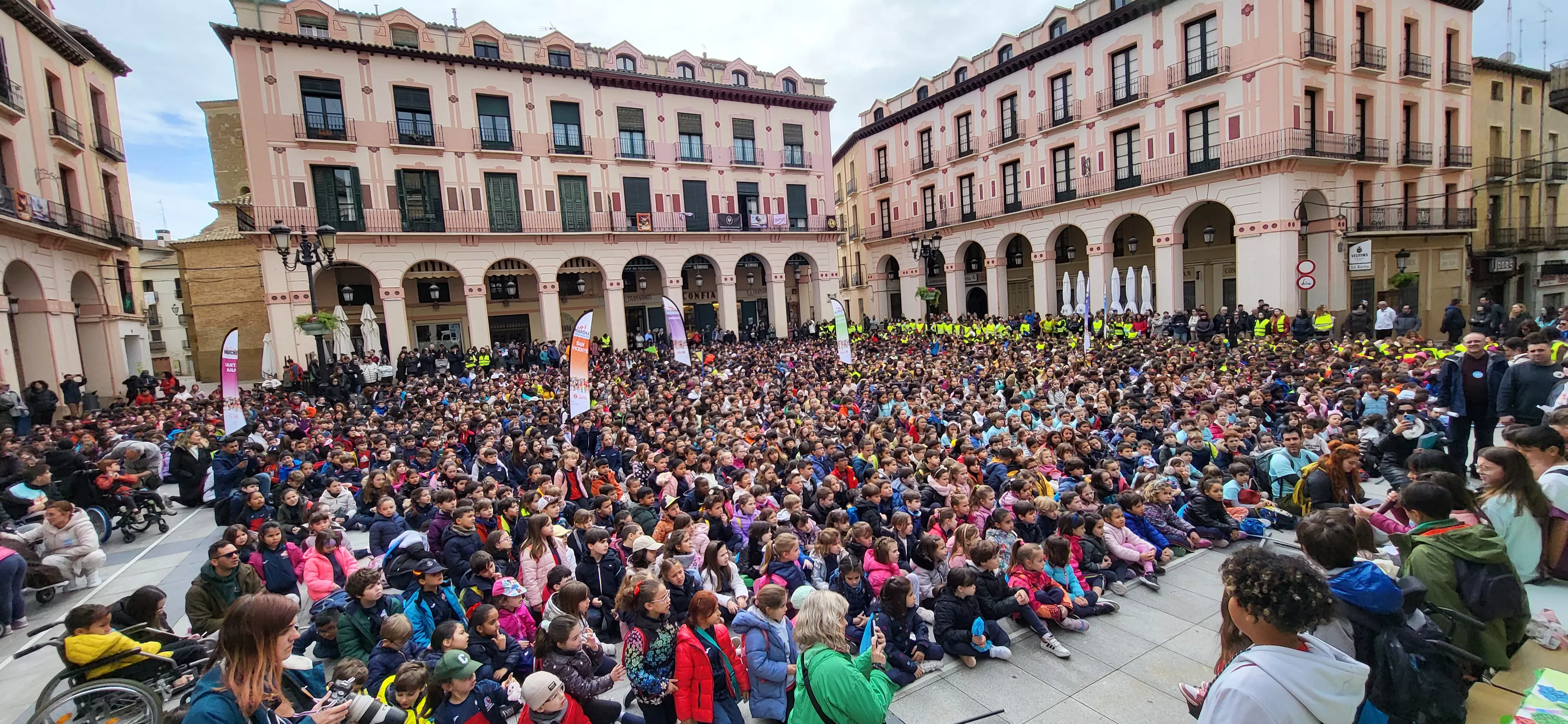 Mini Marcha de Aspace 2024 en Huesca. Foto Mercedes Manterola