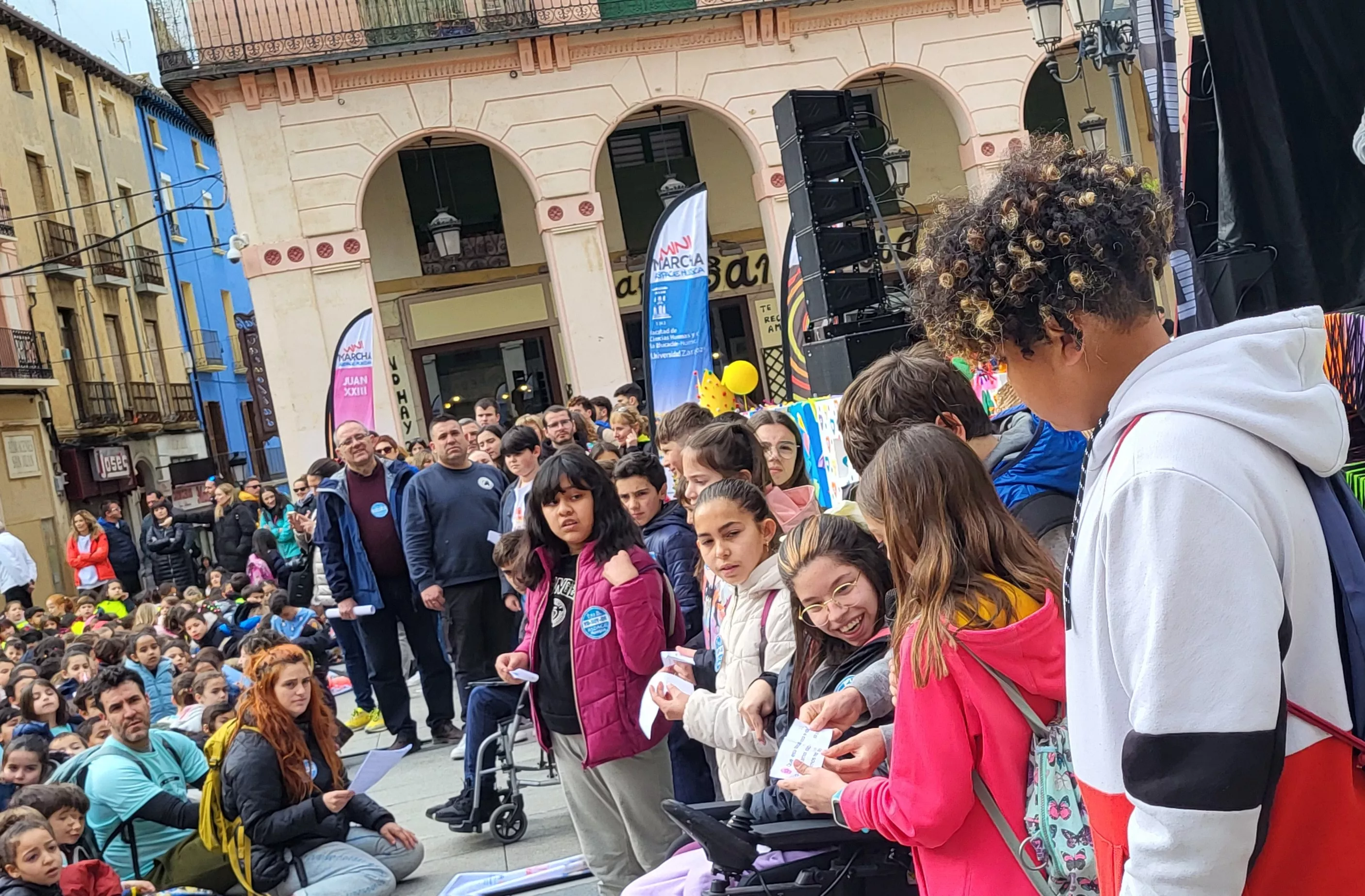 Mini Marcha de Aspace 2024 en Huesca. Foto Mercedes Manterola