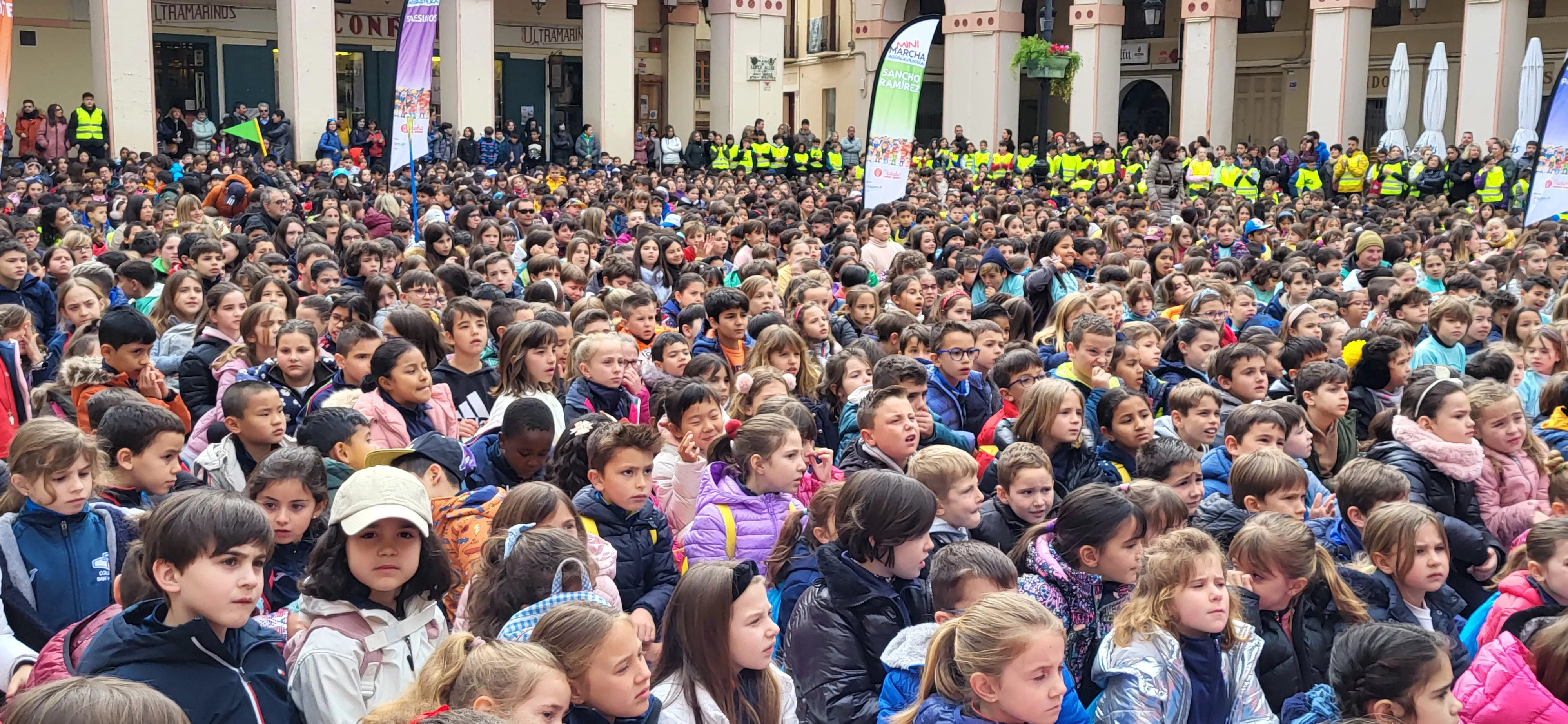 Mini Marcha de Aspace 2024 en Huesca. Foto Mercedes Manterola