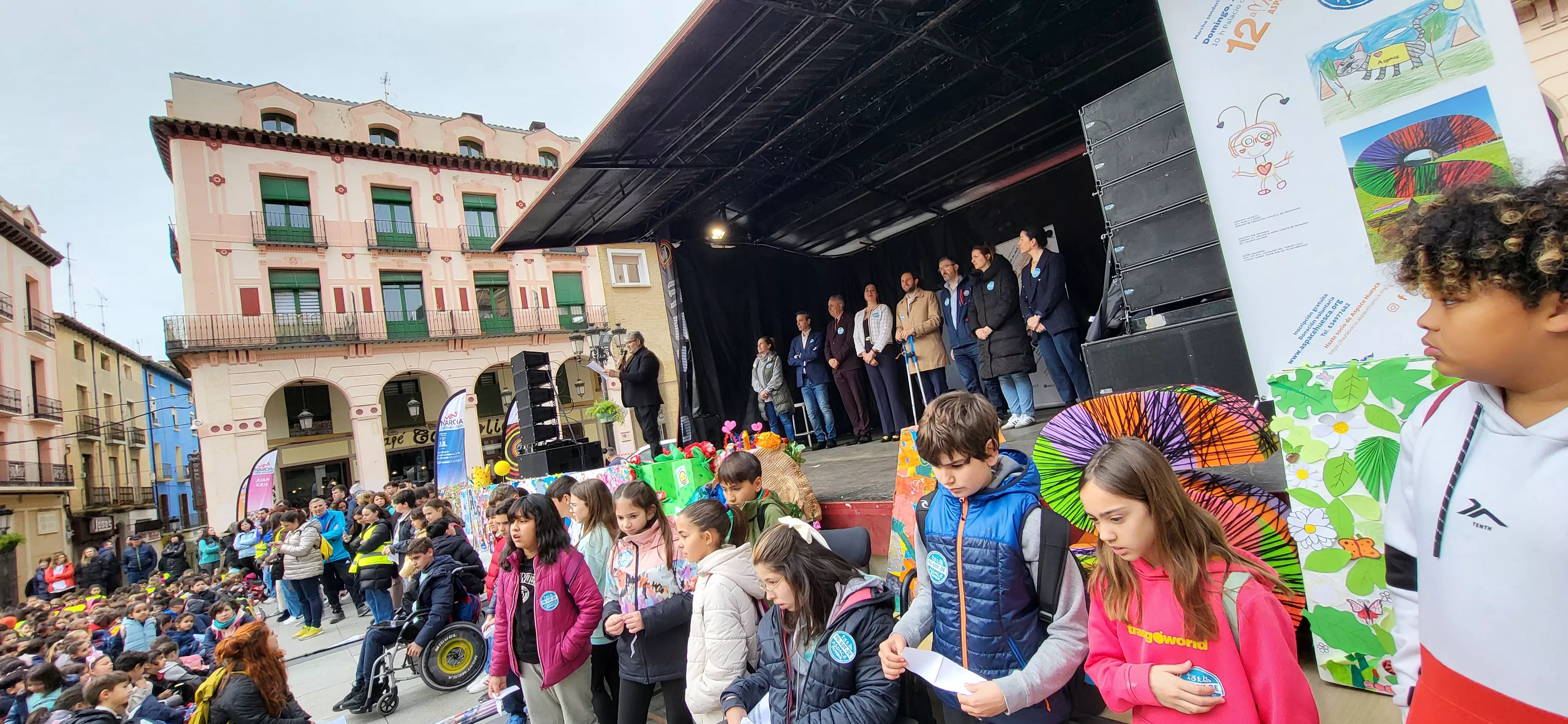 Mini Marcha de Aspace 2024 en Huesca. Foto Mercedes Manterola