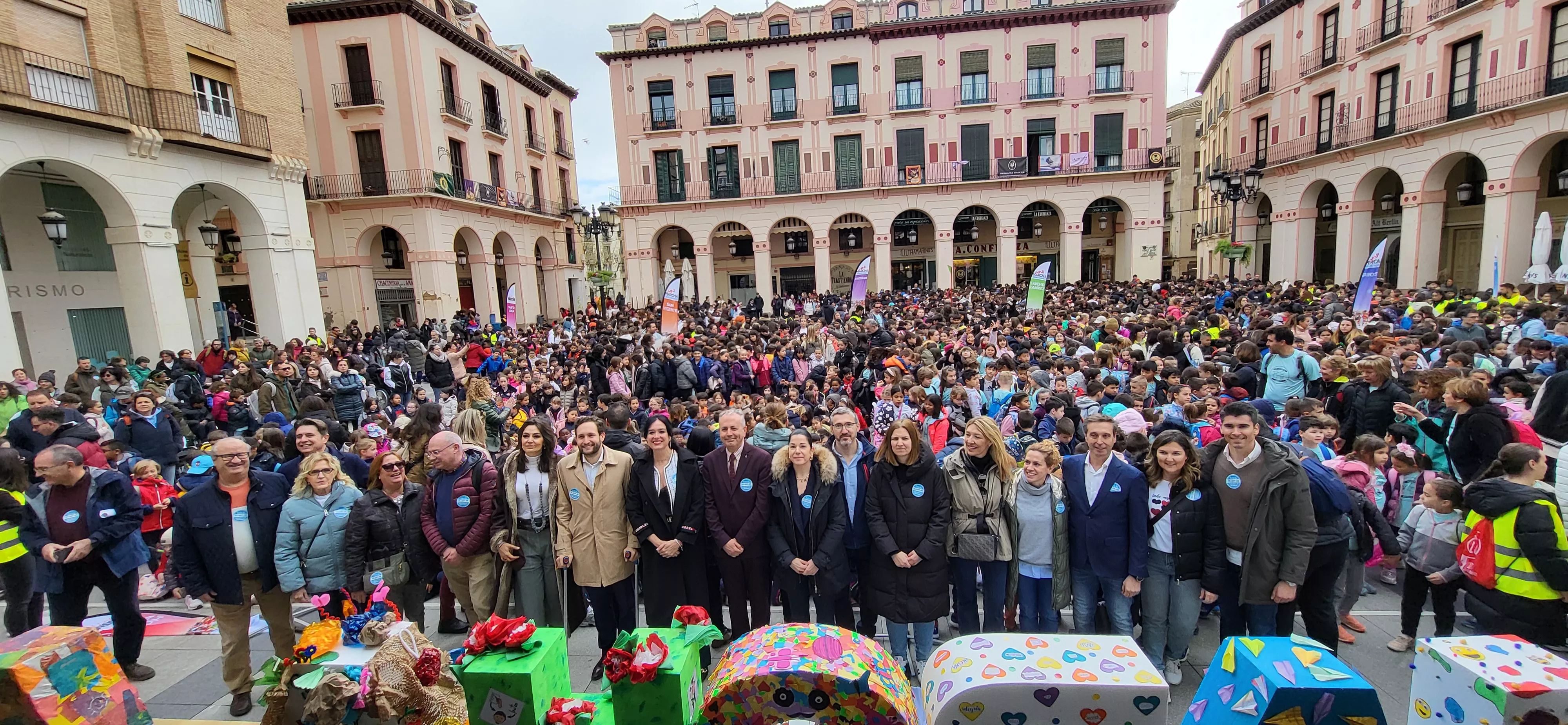 Mini Marcha de Aspace 2024 en Huesca. Foto Mercedes Manterola