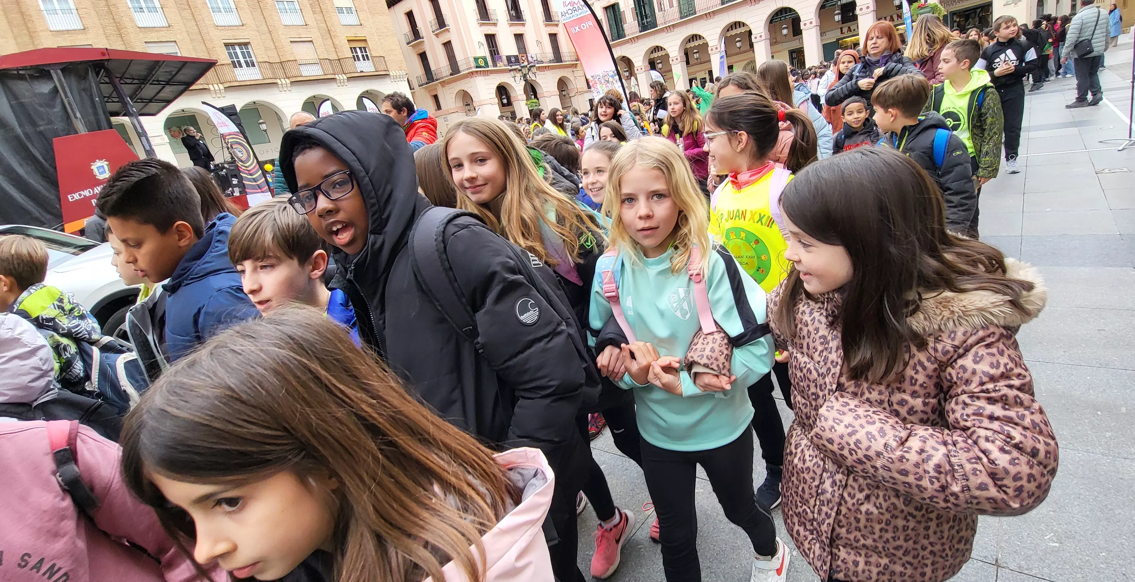 Mini Marcha de Aspace 2024 en Huesca. Foto Mercedes Manterola