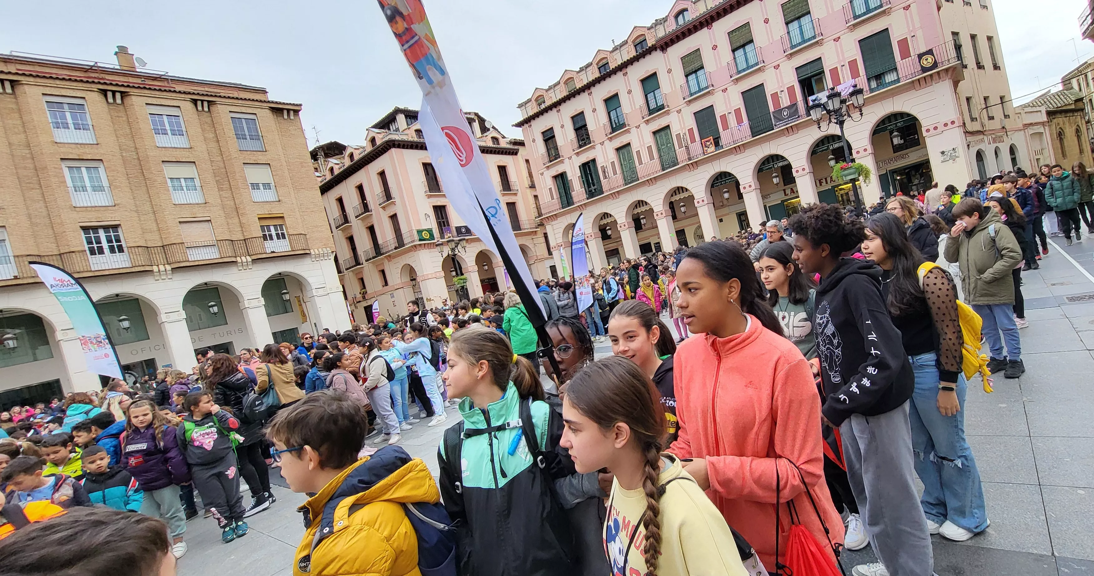 Mini Marcha de Aspace 2024 en Huesca. Foto Mercedes Manterola