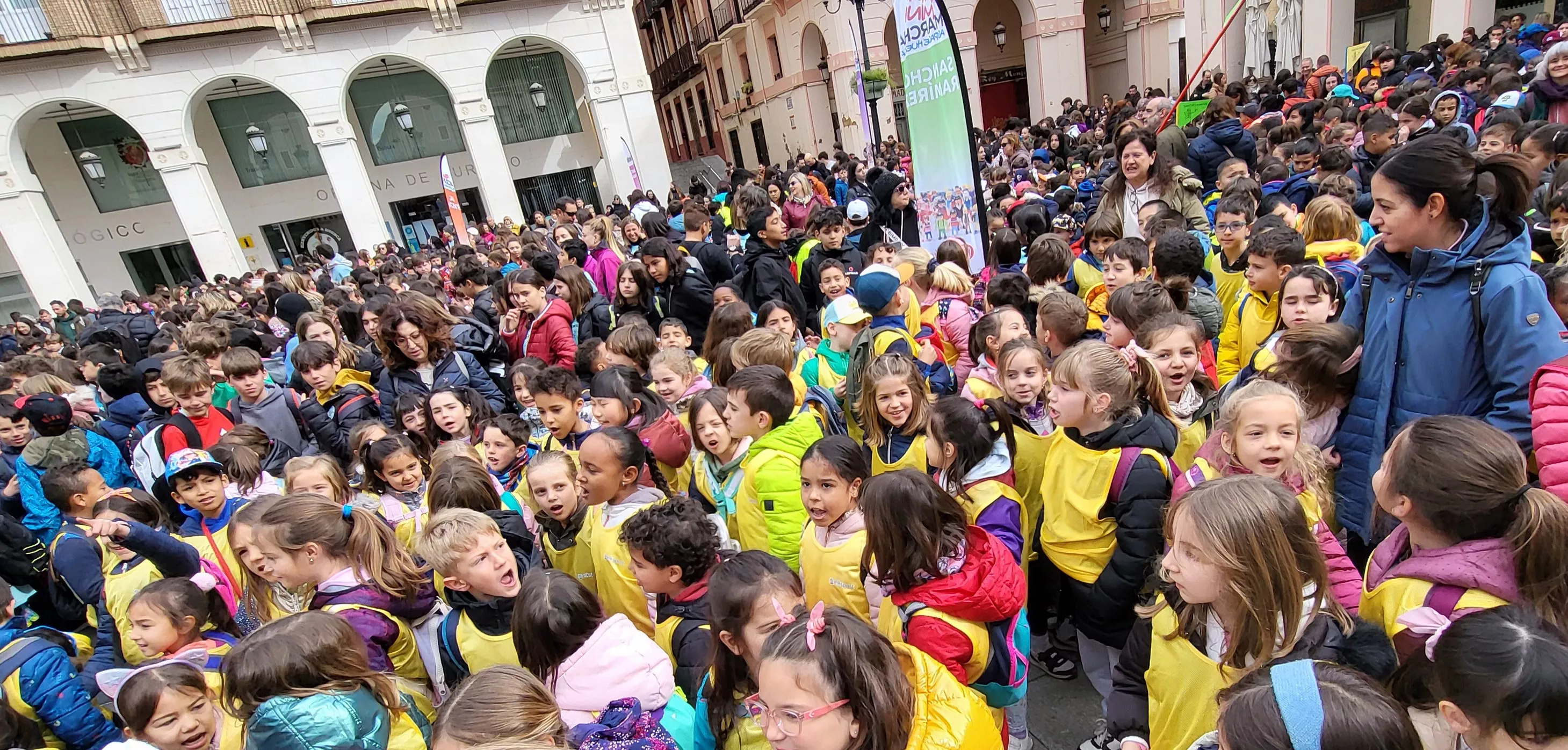 Mini Marcha de Aspace 2024 en Huesca. Foto Mercedes Manterola