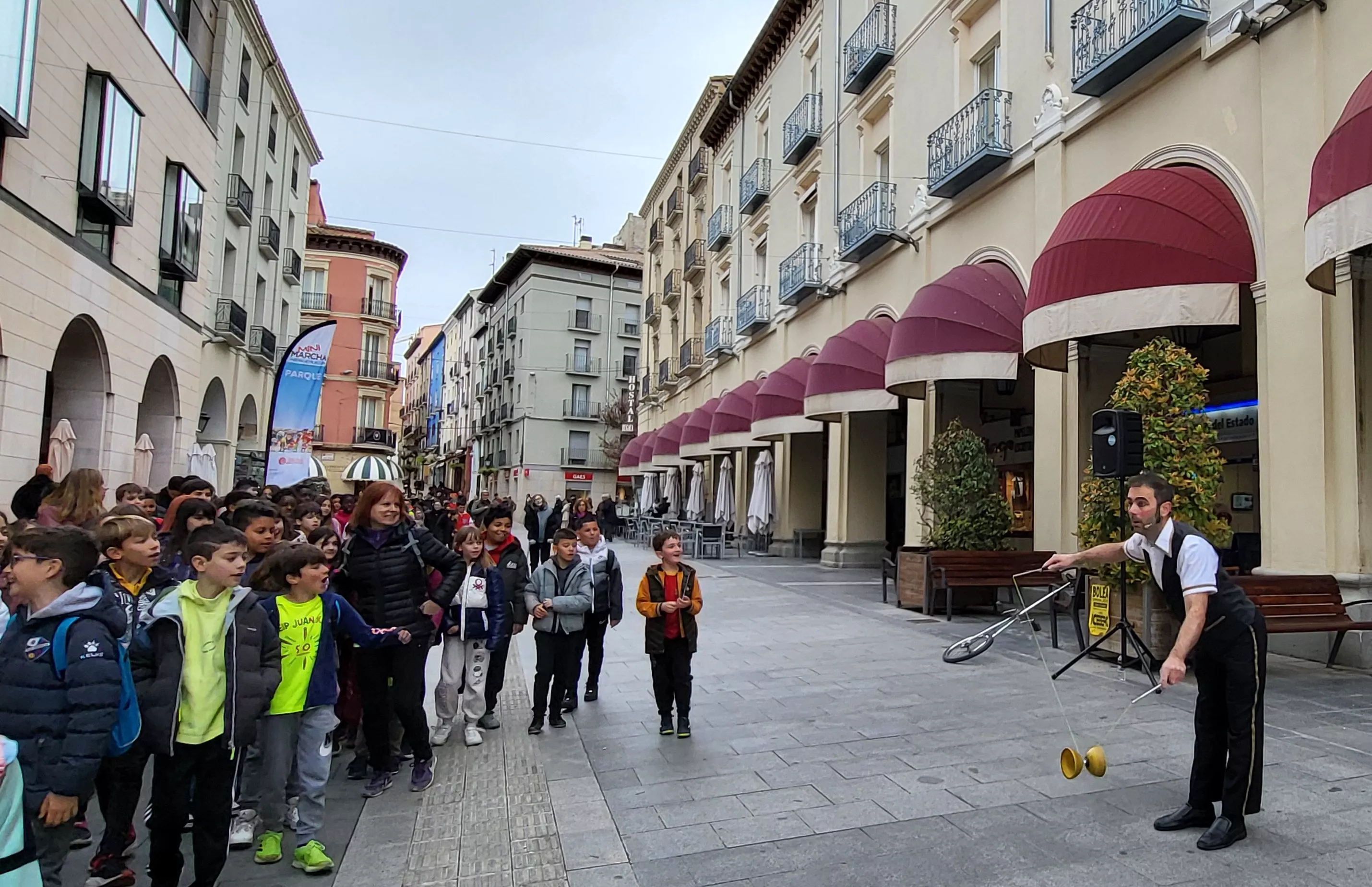 Mini Marcha de Aspace 2024 en Huesca. Foto Mercedes Manterola