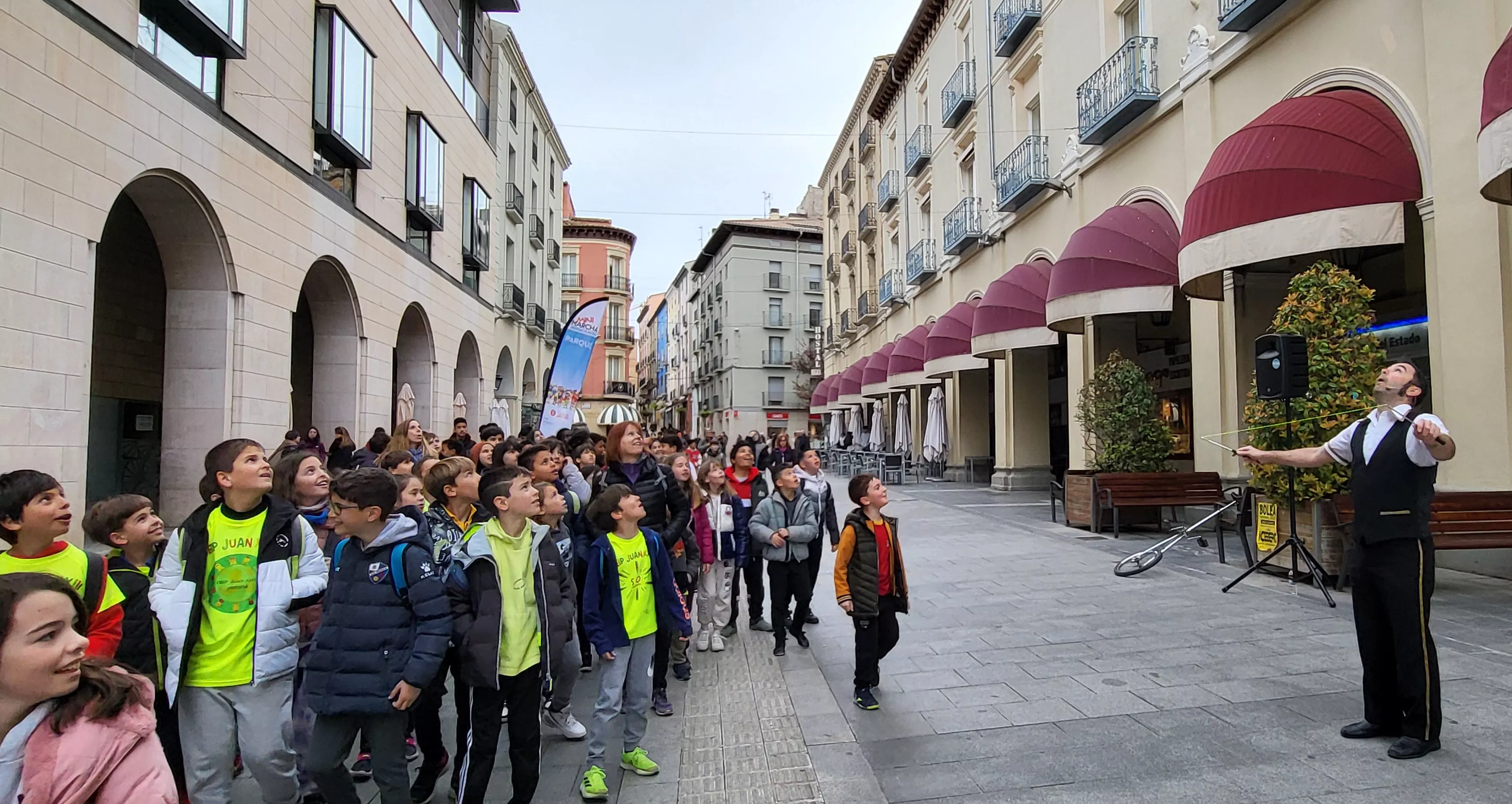 Mini Marcha de Aspace 2024 en Huesca. Foto Mercedes Manterola