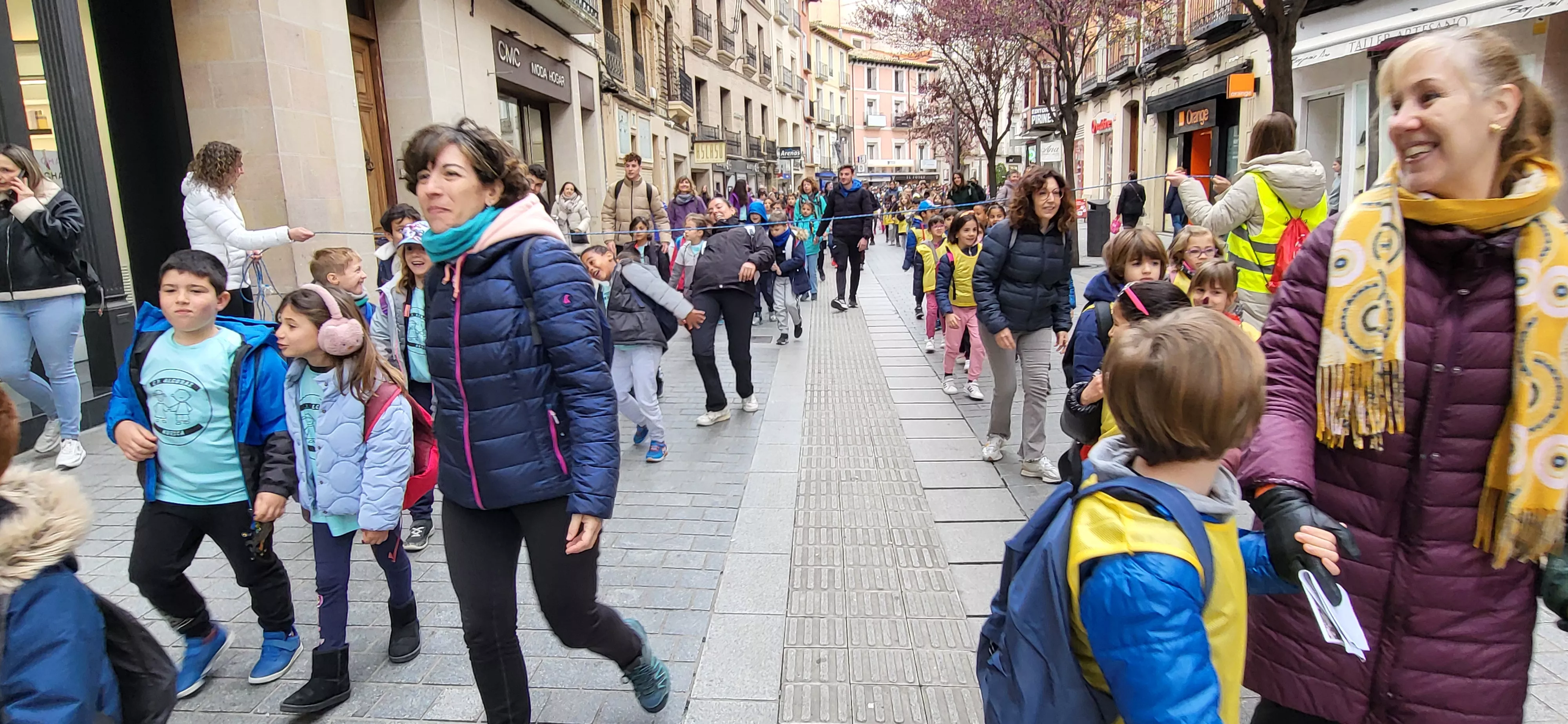 Mini Marcha de Aspace 2024 en Huesca. Foto Mercedes Manterola