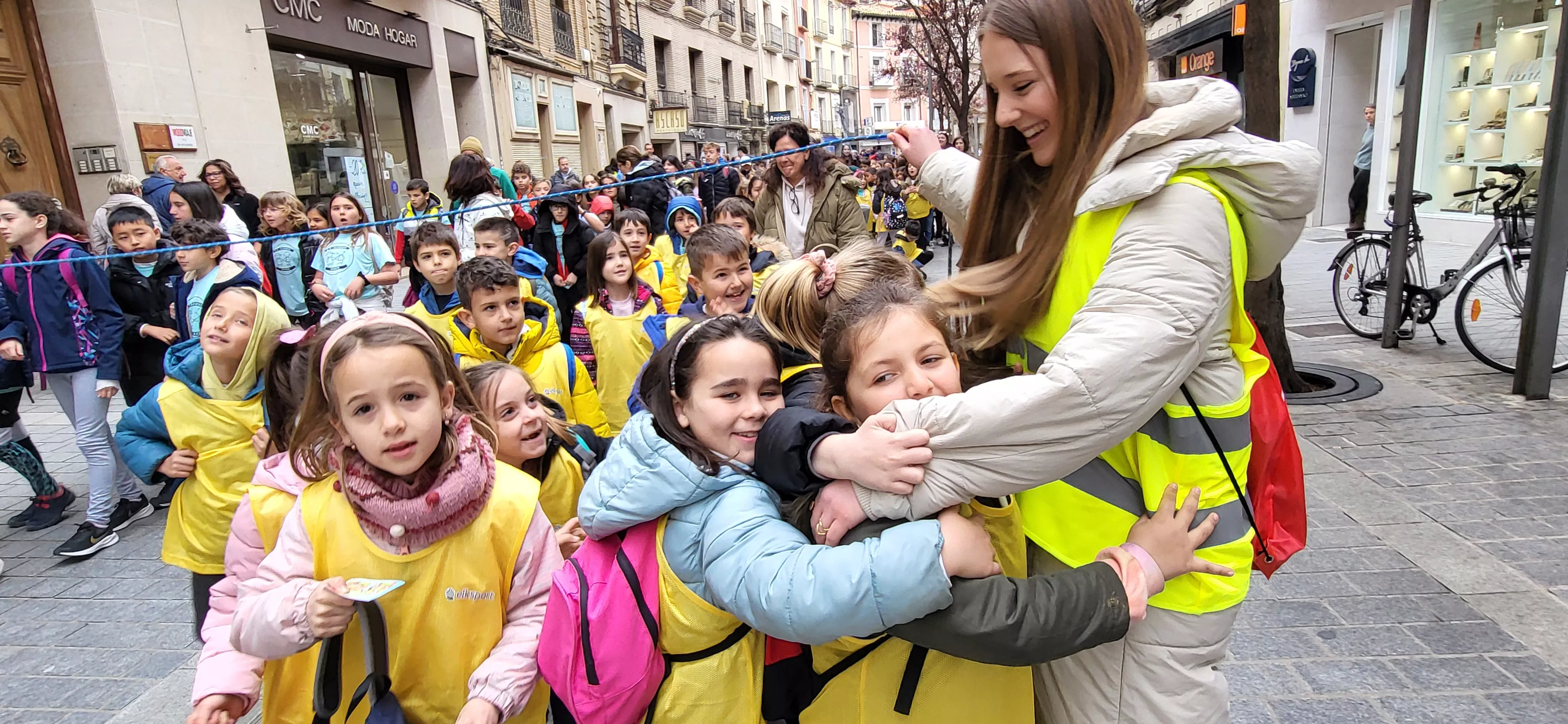 Mini Marcha de Aspace 2024 en Huesca. Foto Mercedes Manterola