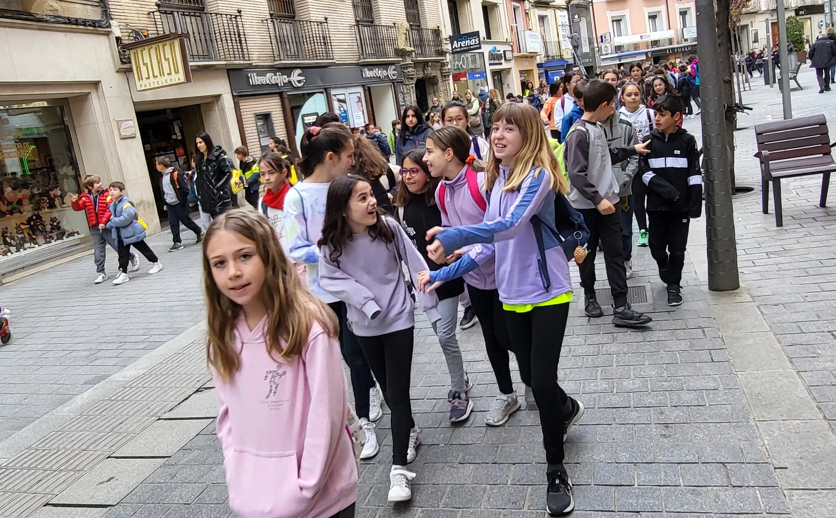 Mini Marcha de Aspace 2024 en Huesca. Foto Mercedes Manterola
