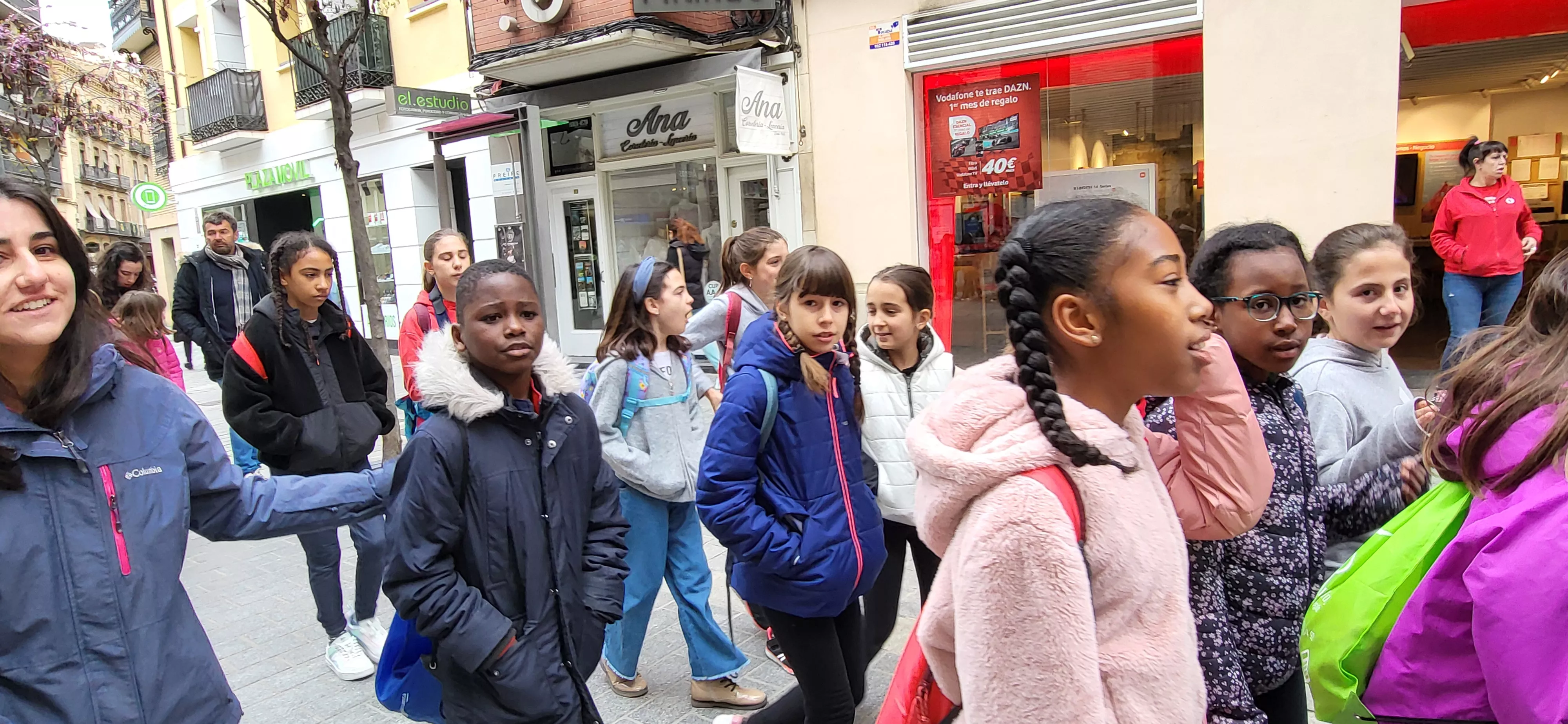 Mini Marcha de Aspace 2024 en Huesca. Foto Mercedes Manterola