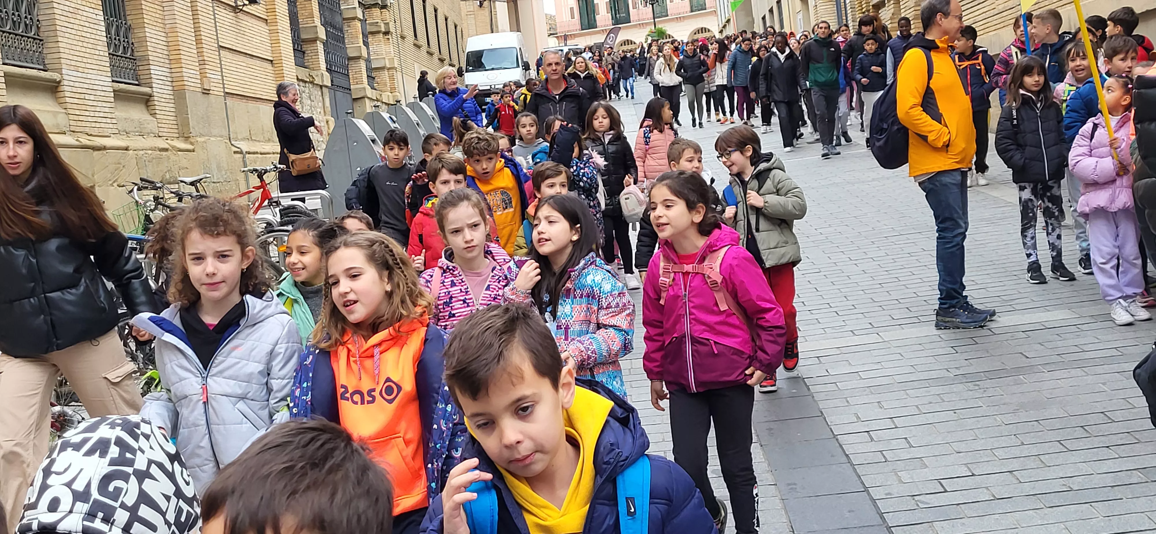 Mini Marcha de Aspace 2024 en Huesca. Foto Mercedes Manterola