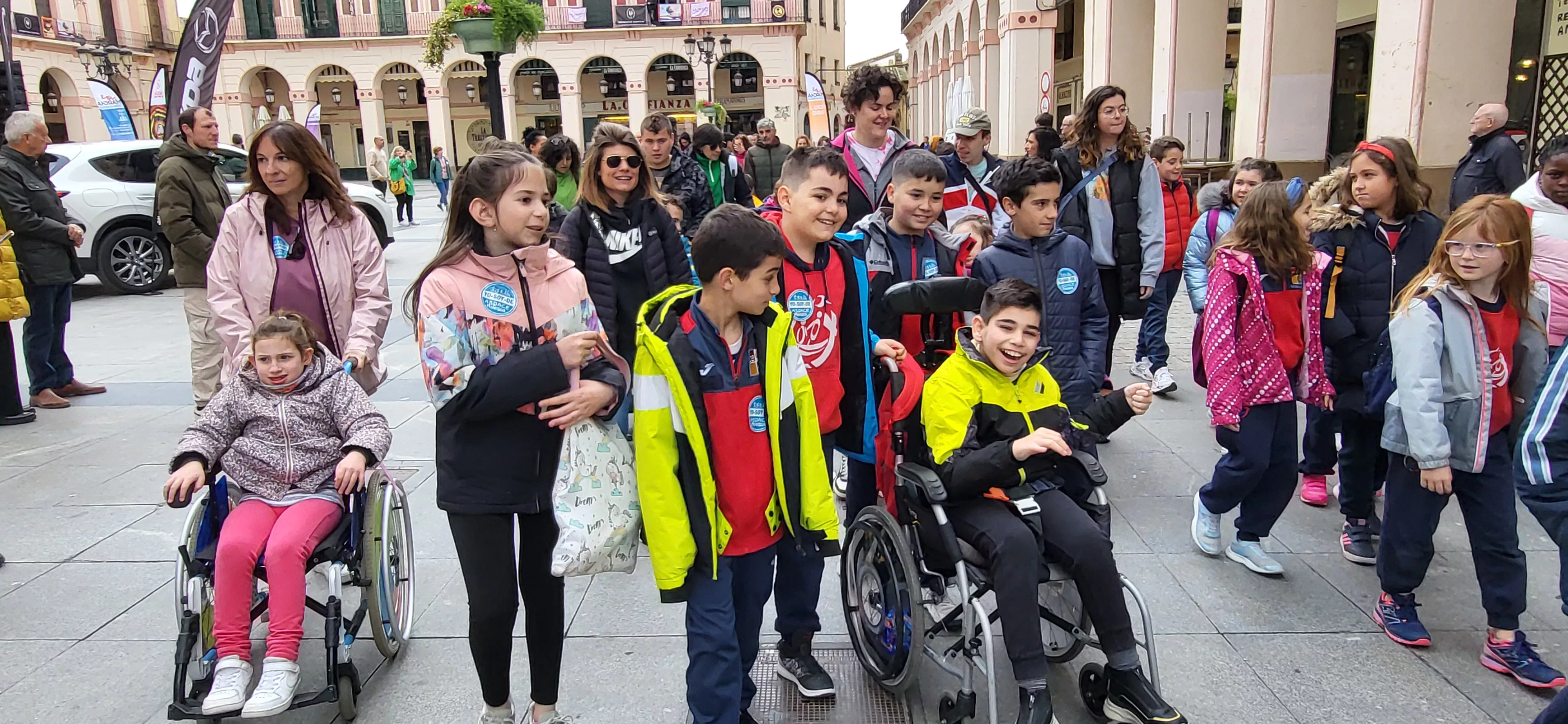 Mini Marcha de Aspace 2024 en Huesca. Foto Mercedes Manterola