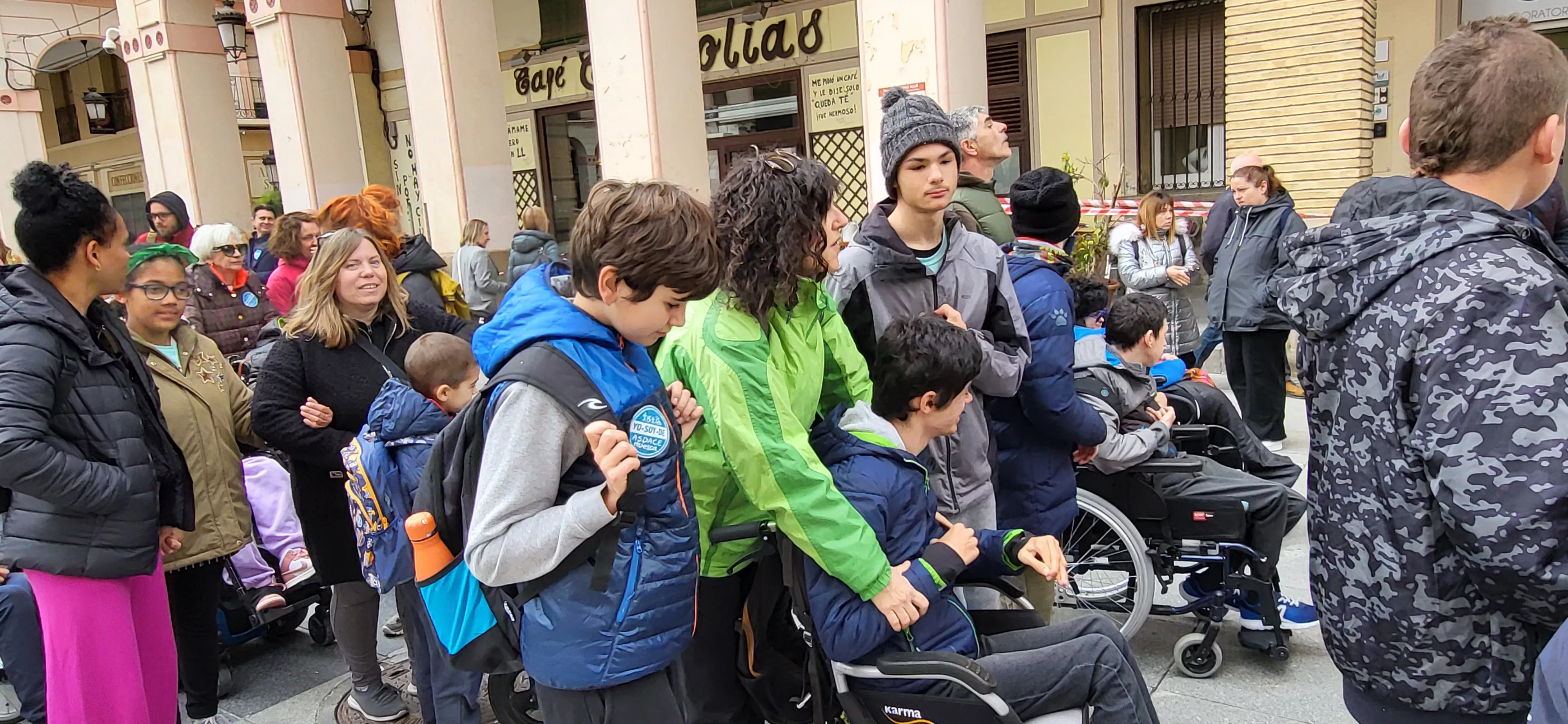 Mini Marcha de Aspace 2024 en Huesca. Foto Mercedes Manterola