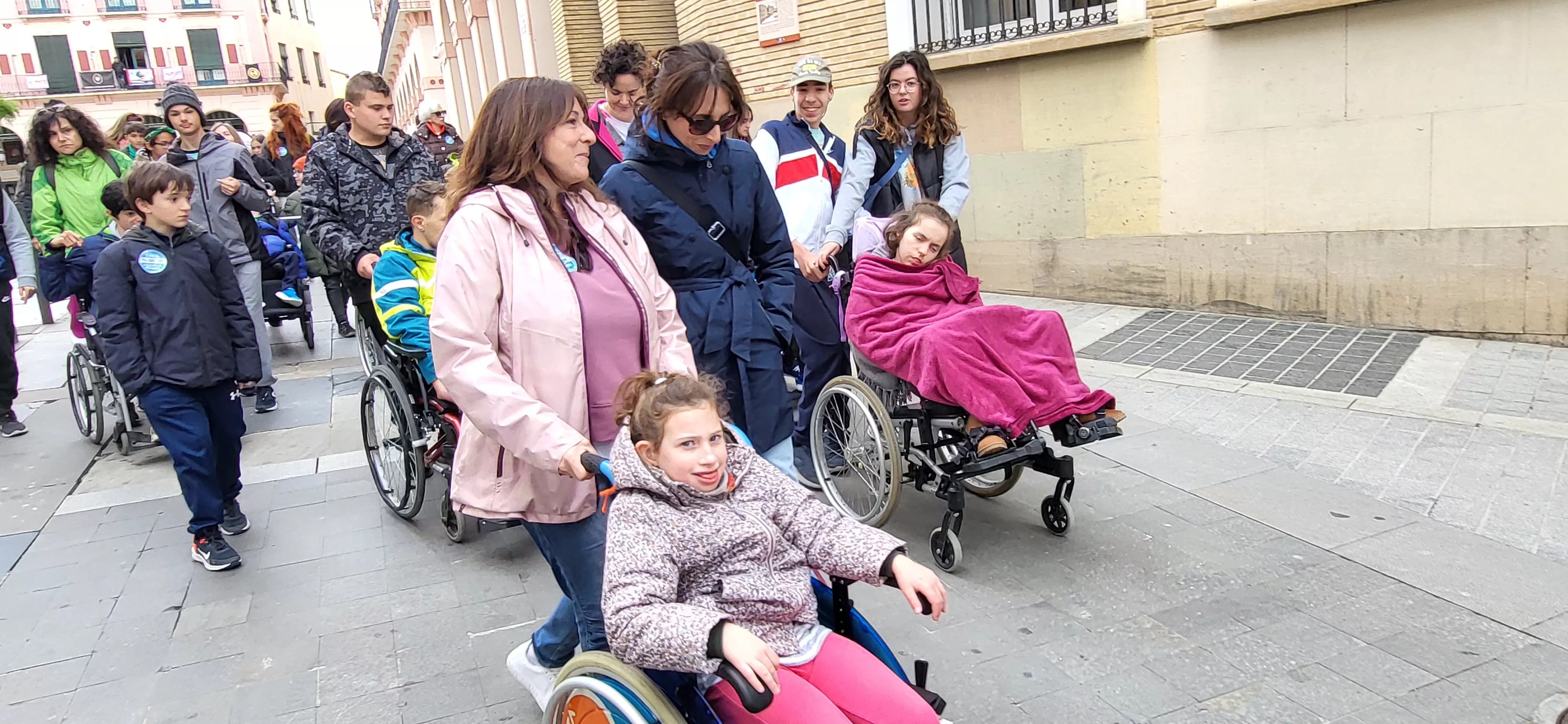 Mini Marcha de Aspace 2024 en Huesca. Foto Mercedes Manterola