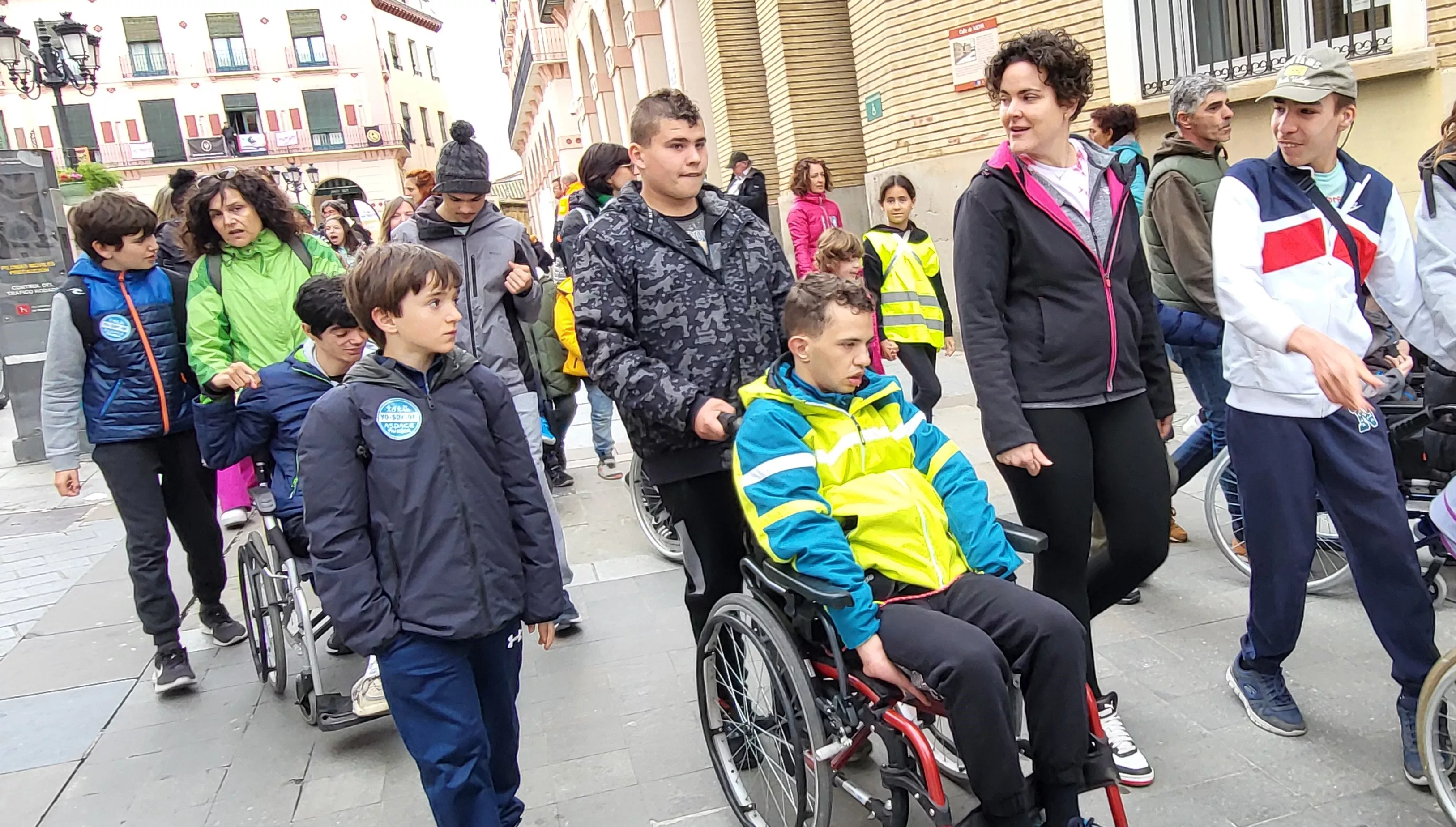 Mini Marcha de Aspace 2024 en Huesca. Foto Mercedes Manterola
