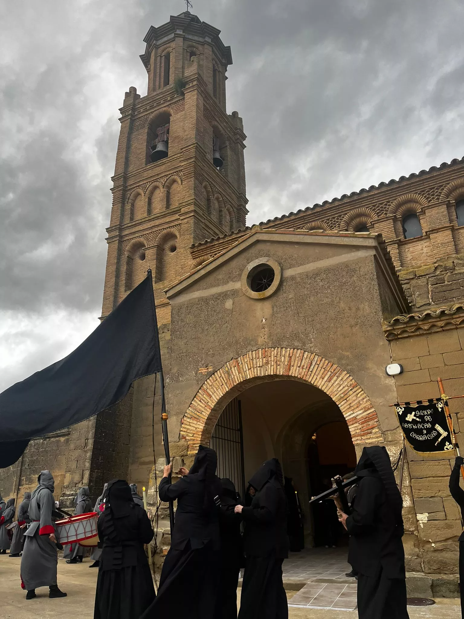 Procesión de las Lágrimas de Nuestra Señora en Alcalá de Gurrea