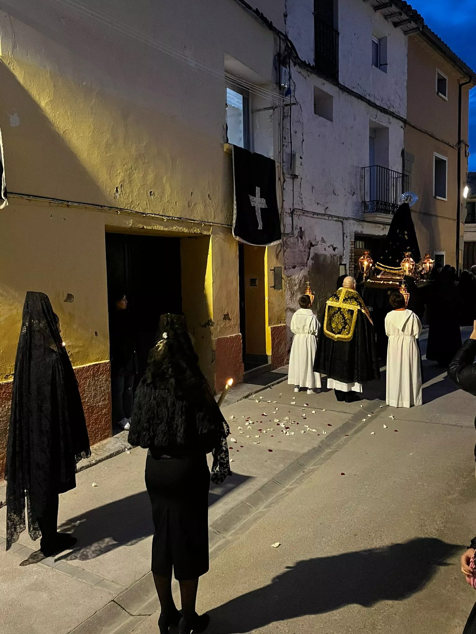 Procesión de las Lágrimas de Nuestra Señora en Alcalá de Gurrea