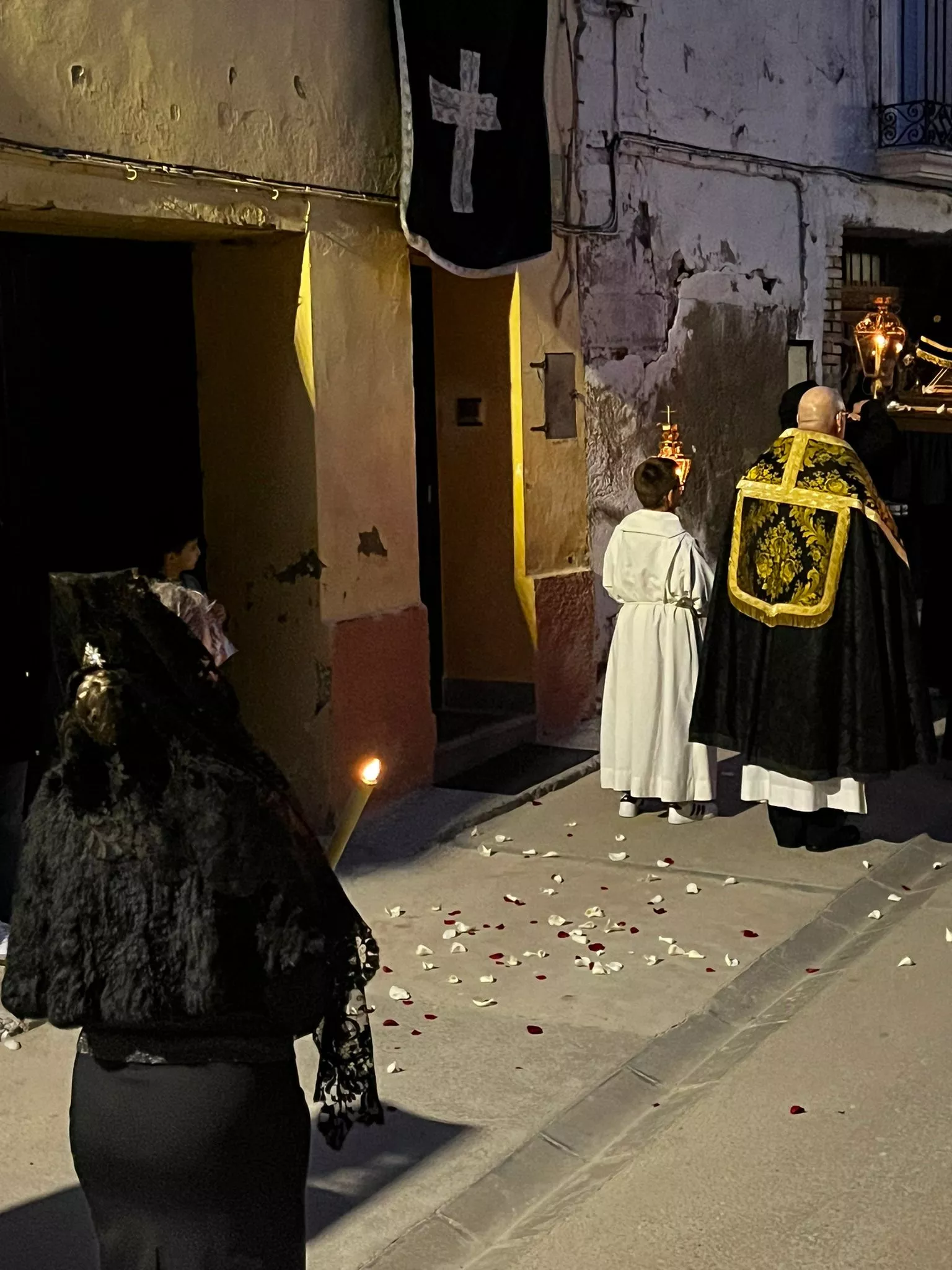 Procesión de las Lágrimas de Nuestra Señora en Alcalá de Gurrea