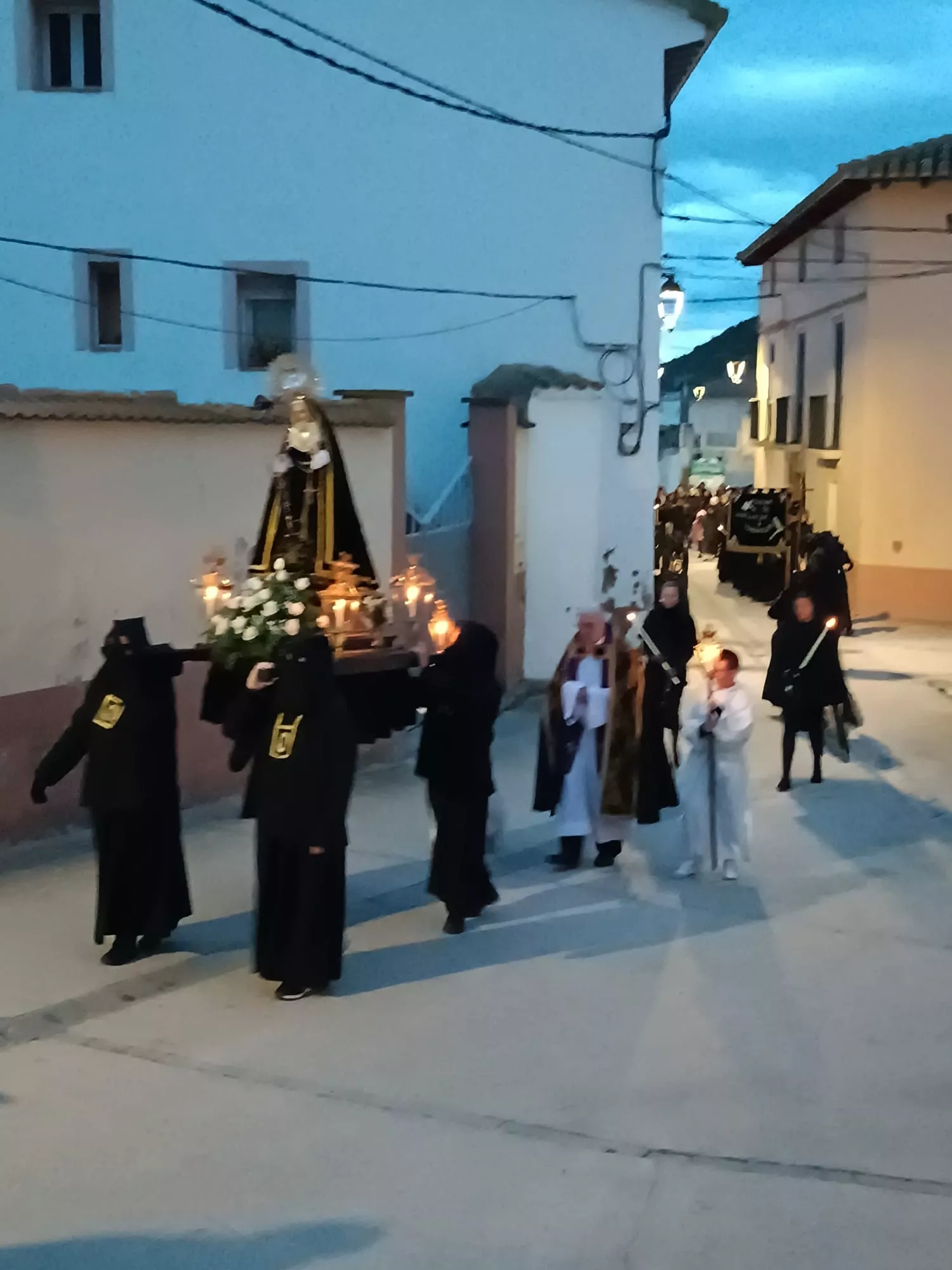Procesión de las Lágrimas de Nuestra Señora en Alcalá de Gurrea