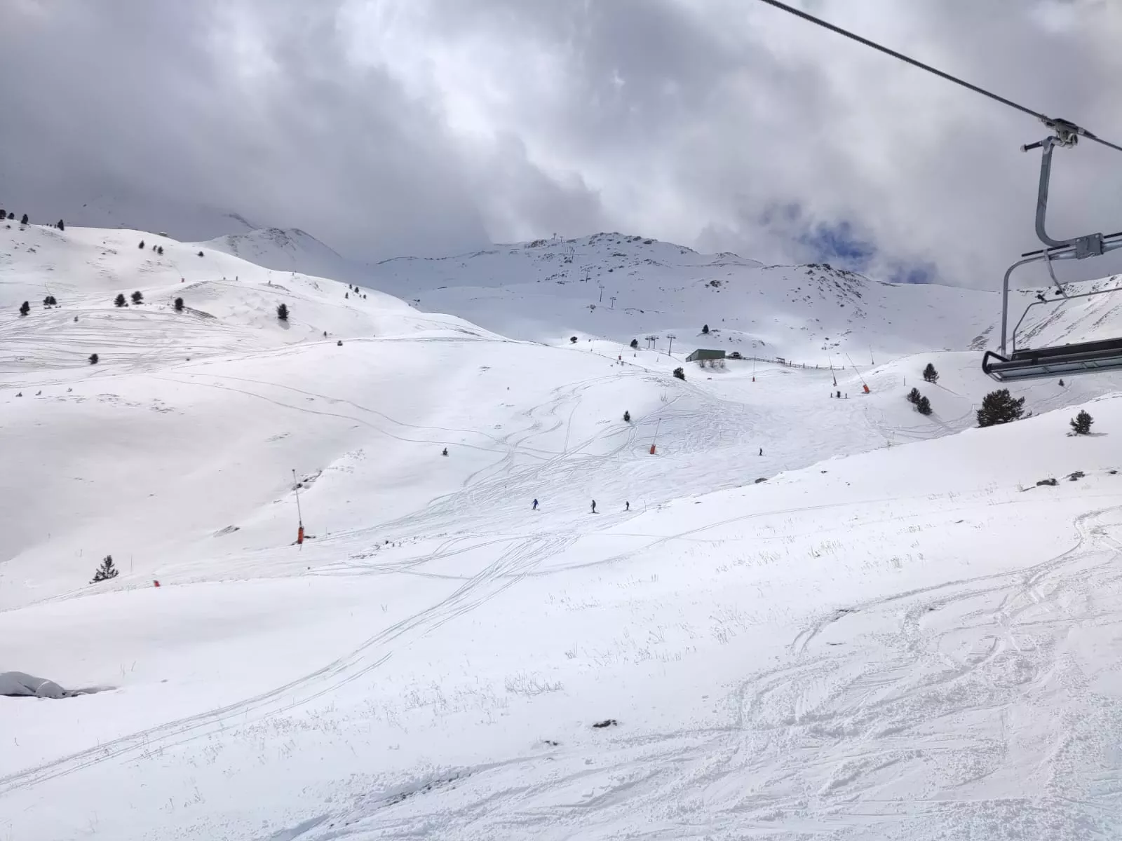 Estación de esquí de Cerler a 28 de marzo