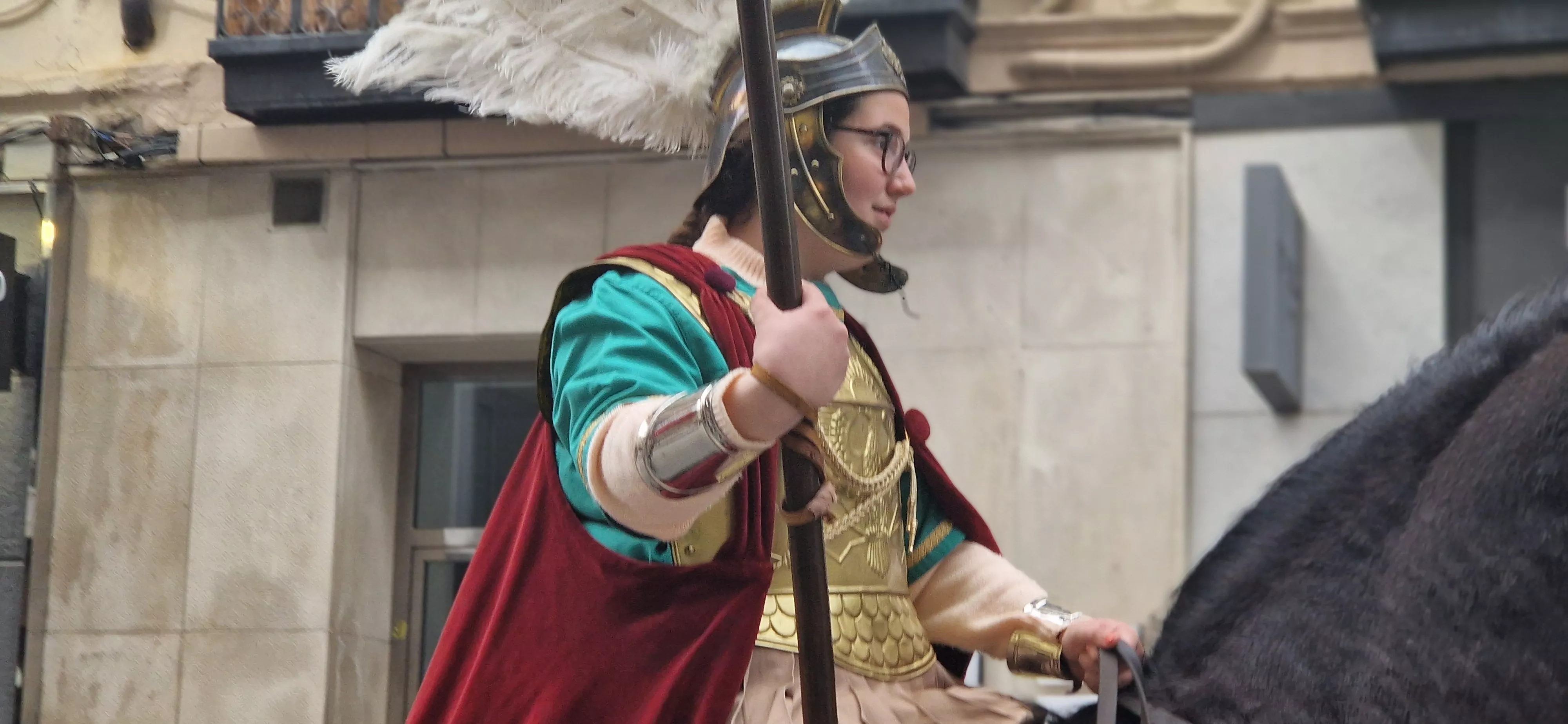 Desfile de los romanos en Huesca. Foto Myriam Martínez 