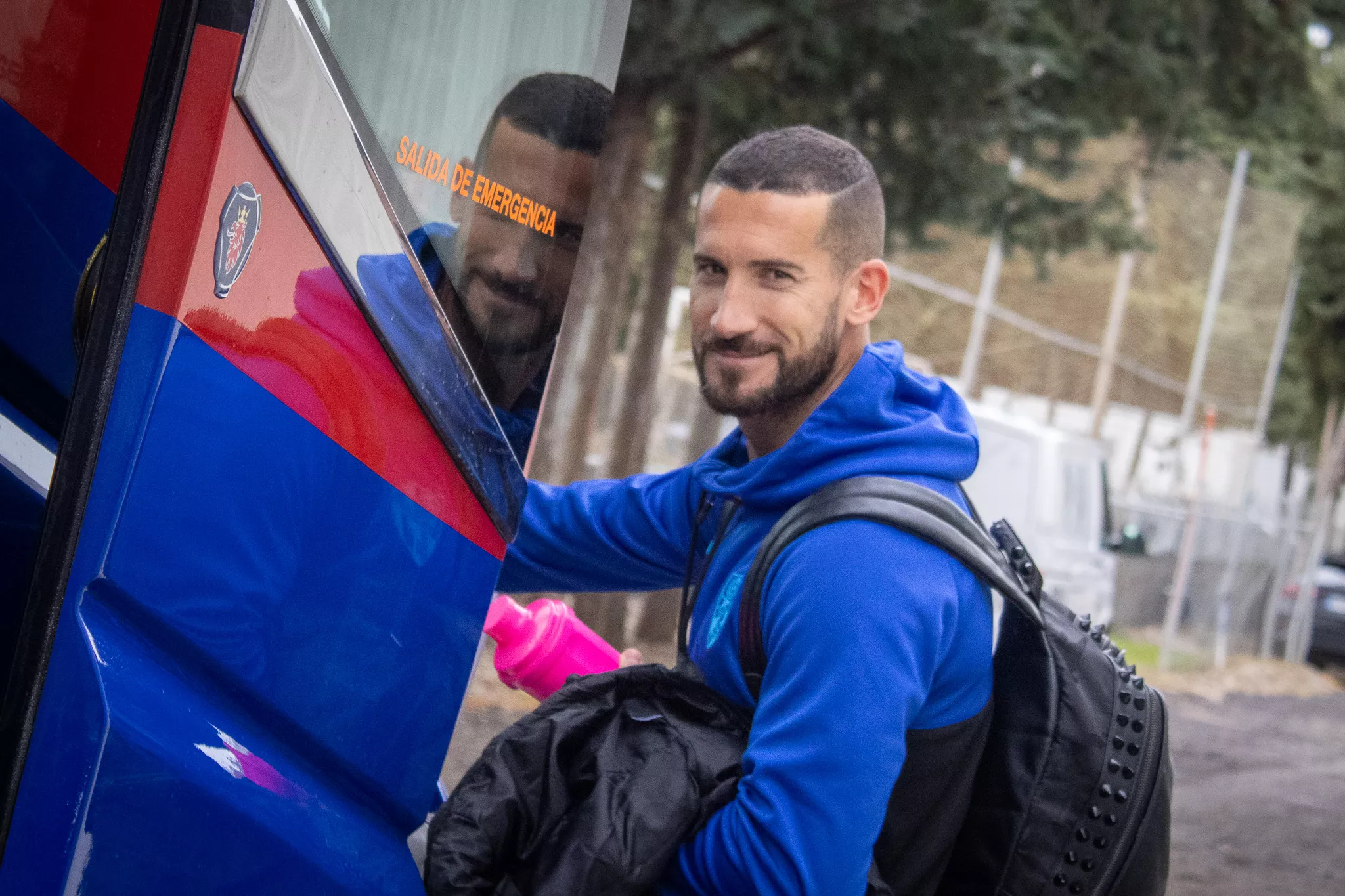 Óscar Sielva, jugador azulgrana. Estas son las alineaciones del Albacete Balompié-SD Huesca.