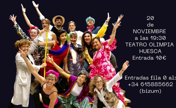 El grupo de teatro amateur 'Kandelikas'.