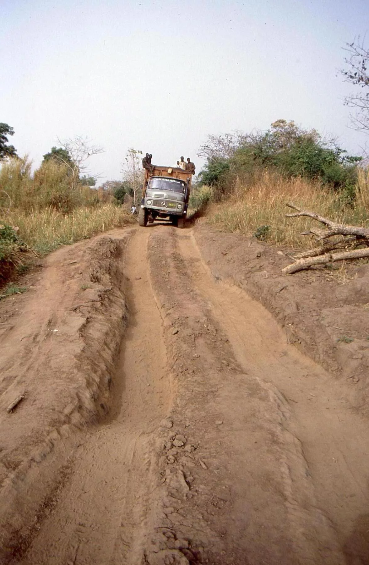 Marco Pascual en otra peripecia en el Congo