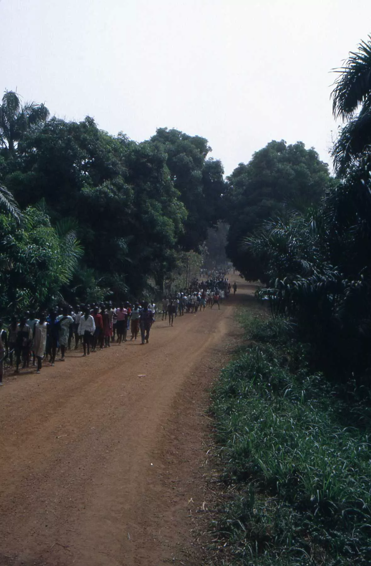 Marco Pascual en otra peripecia en el Congo