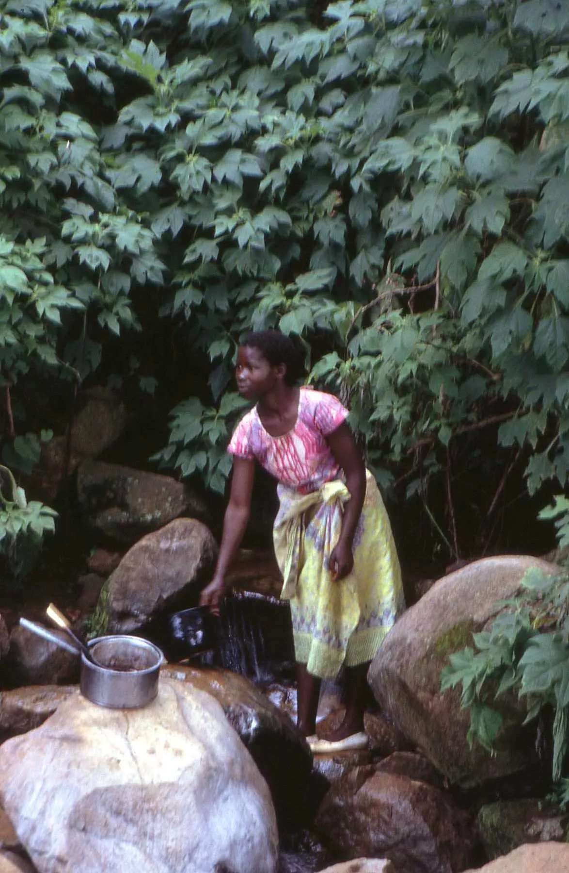 Marco Pascual en otra peripecia en el Congo