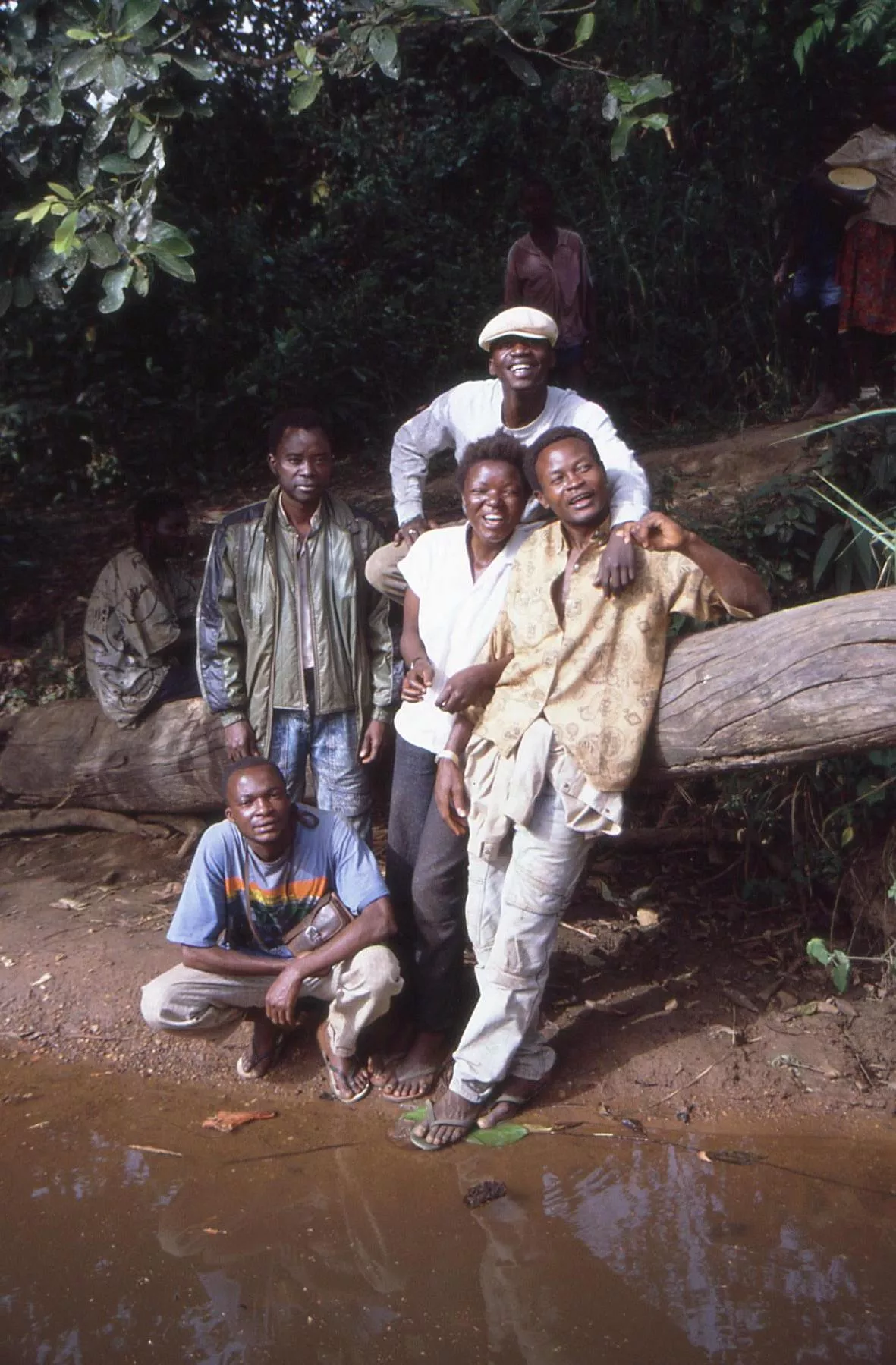 Marco Pascual en otra peripecia en el Congo