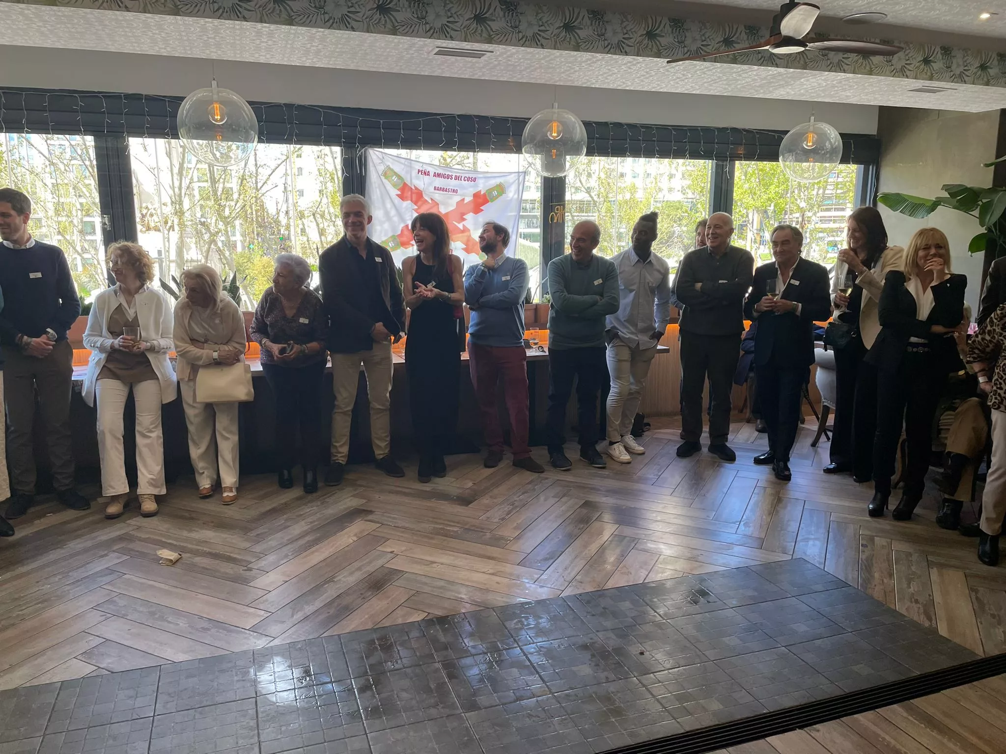 Comida de barbastrenses en Madrid