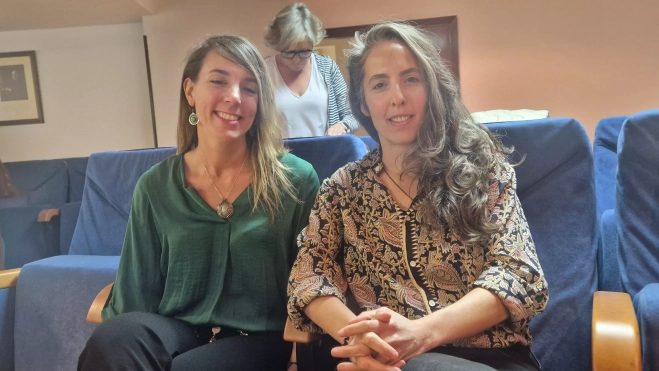 Irene Domínguez y Alicia Díez Barturen. Foto Myriam Martínez