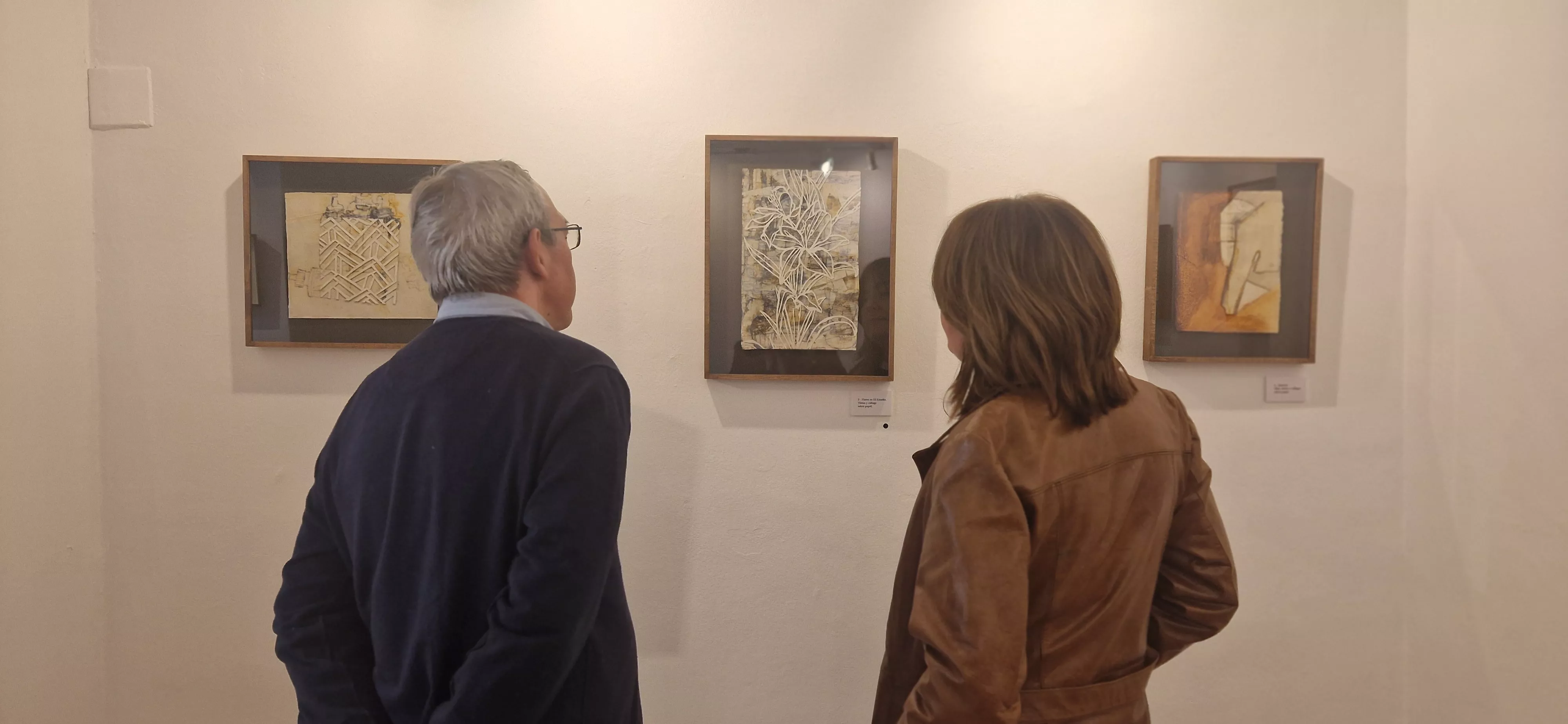 La exposición de Vicente Badenes en la librería Anónima se puede ver todo el mes de abril. Foto Myriam Martínez