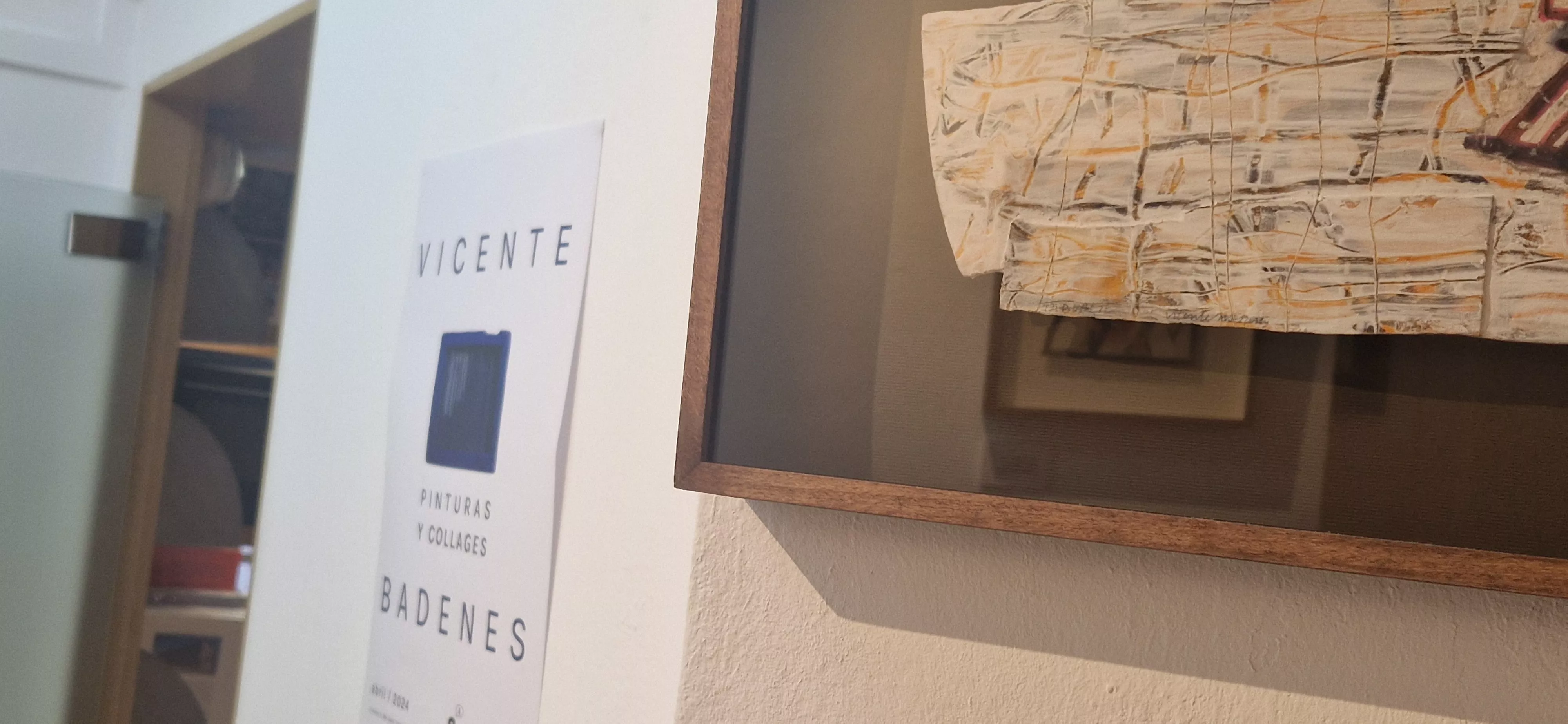 Exposición de Vicente Badenes en la librería Anónima. Foto Myriam Martínez