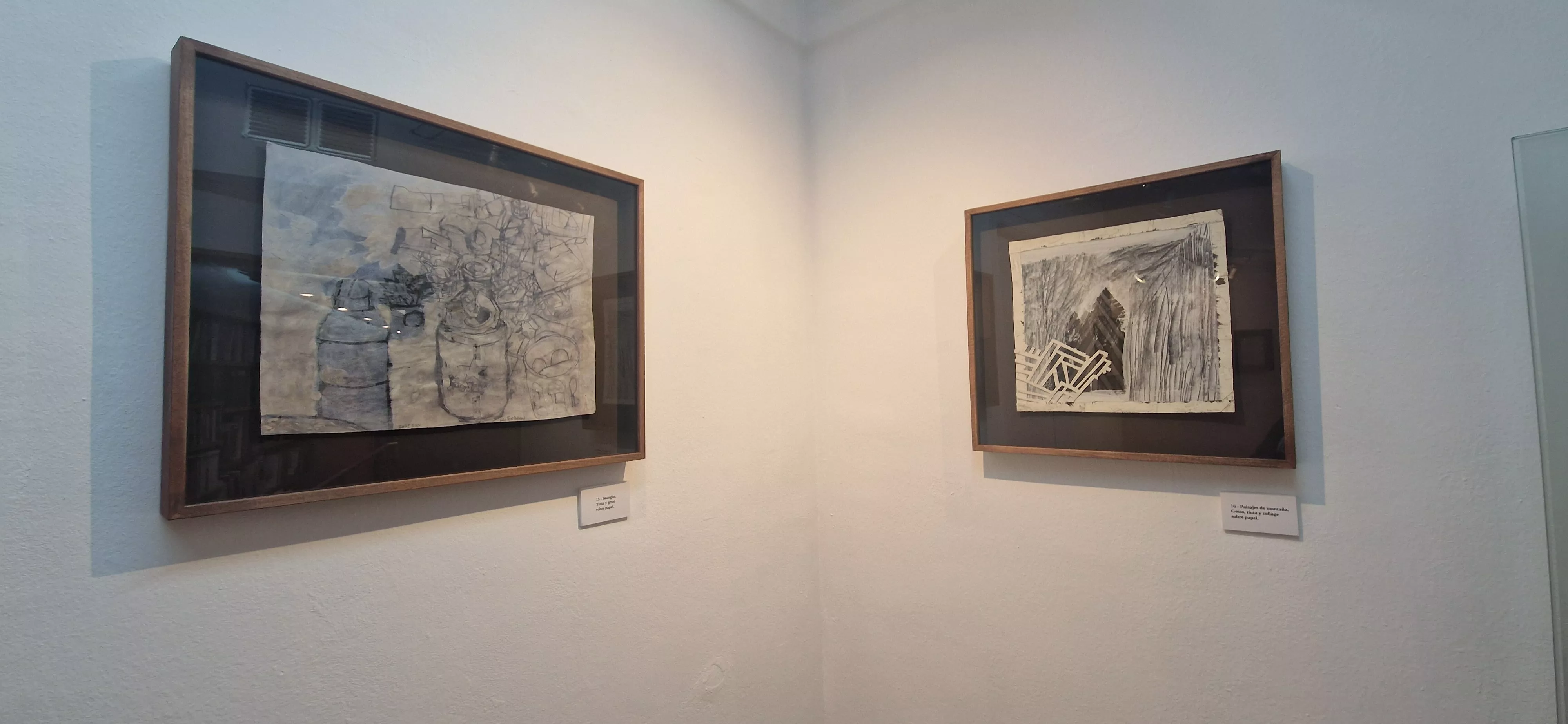 Exposición de Vicente Badenes en la librería Anónima. Foto Myriam Martínez