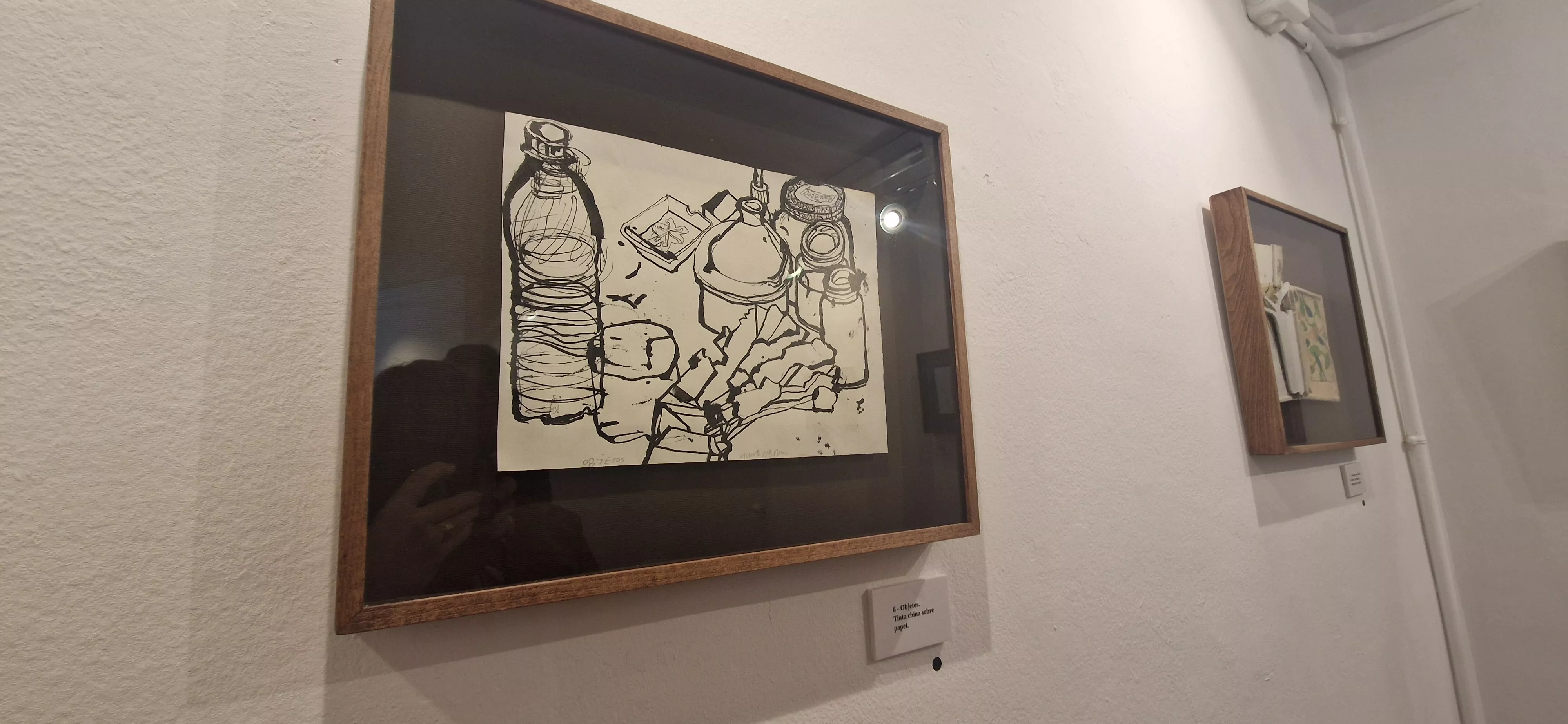 Exposición de Vicente Badenes en la librería Anónima. Foto Myriam Martínez