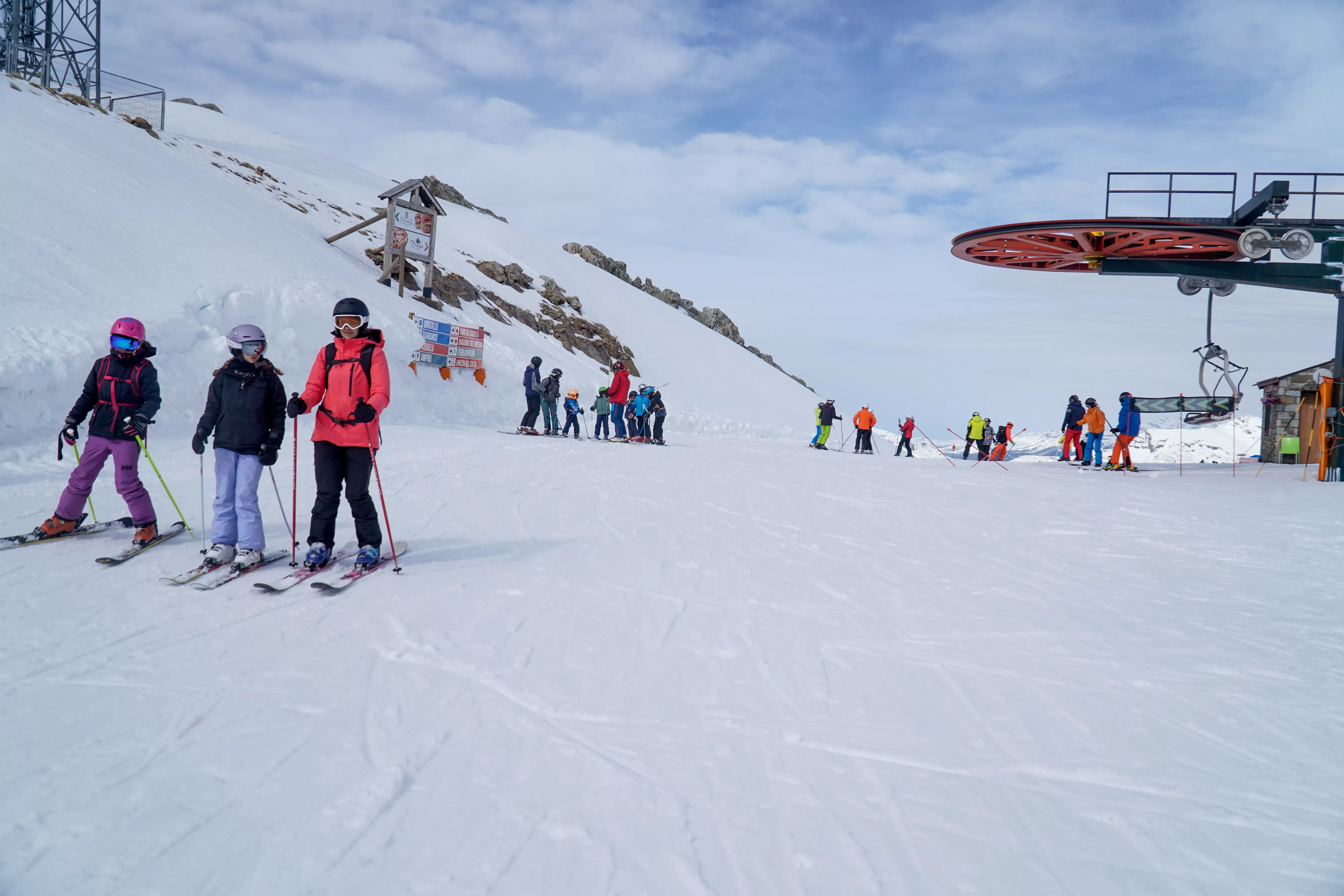 La estación de Cerler este sábado.