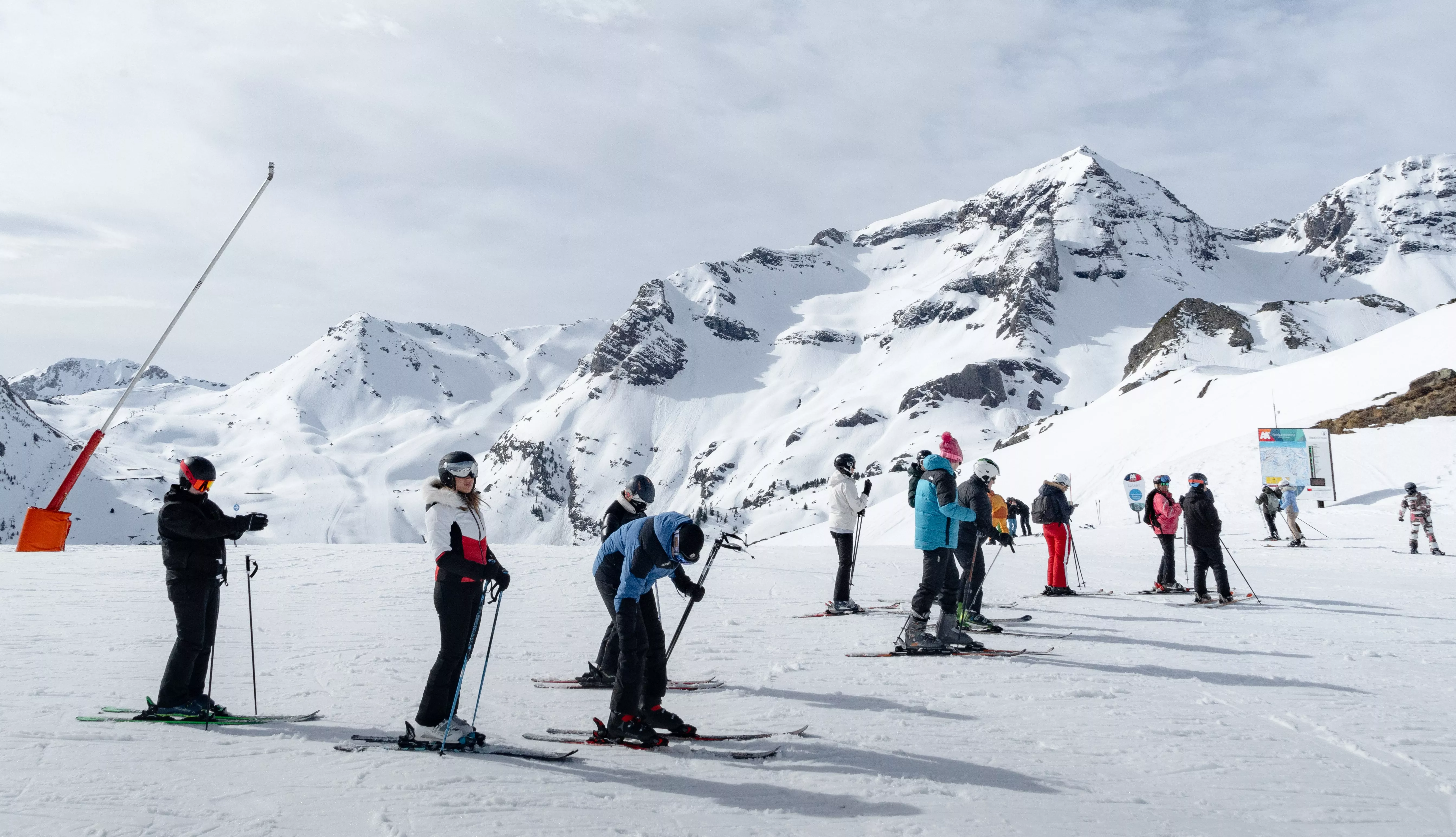 Estación de Formigal este sábado.