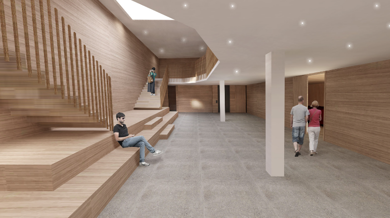 Una rehabilitación sostenible que renueva un edificio que lleva lustros en desuso.