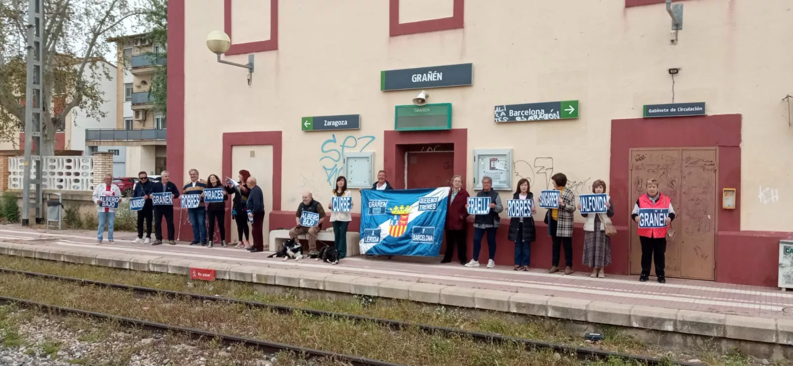 Concentración de Monegros No Pierdas Tu Tren