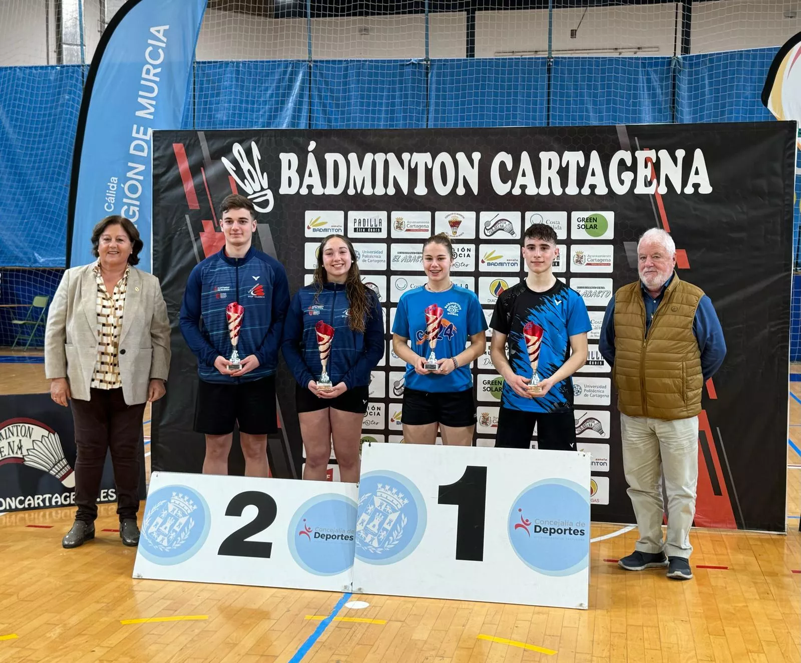Alejandro Gállego, campeón en dobles mixtos Sub-19