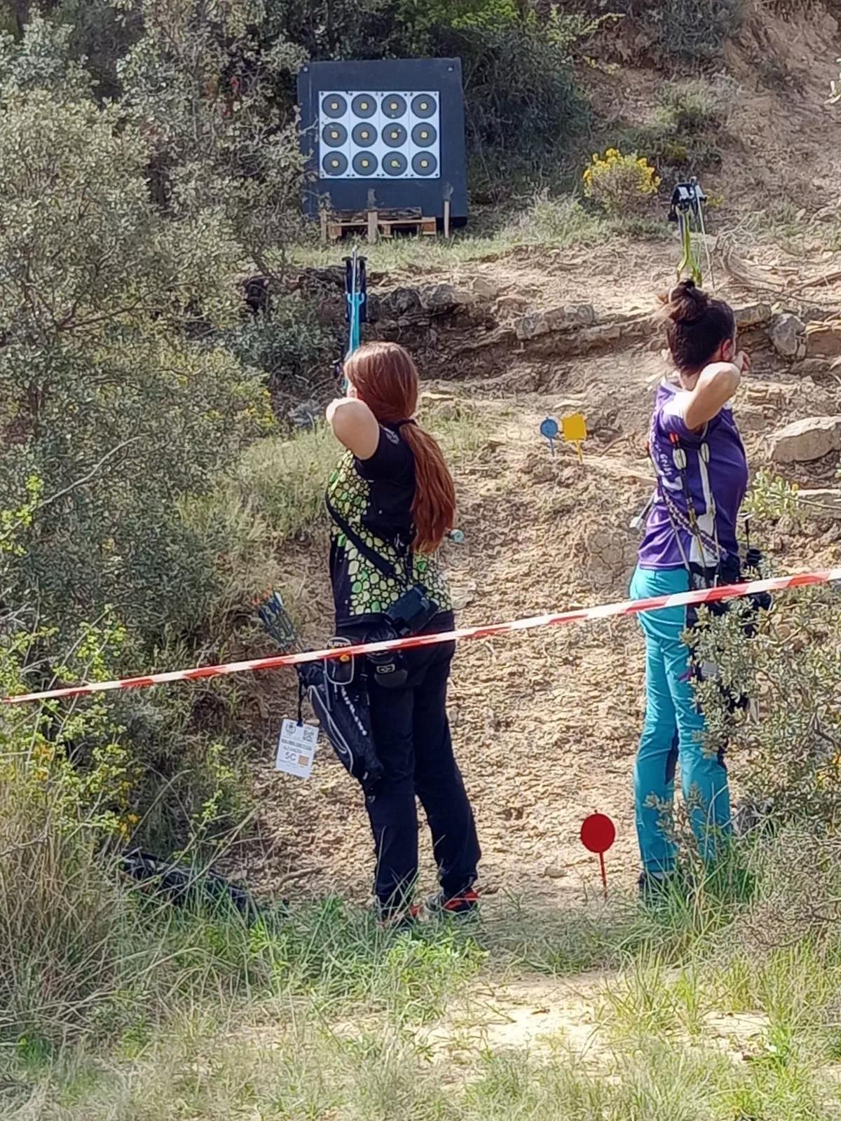 Tiro de campo en Sabayés.