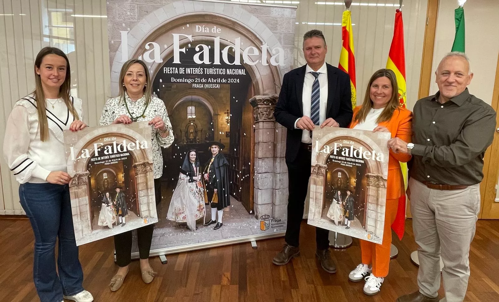 Presentación Día de La Faldeta en Fraga.