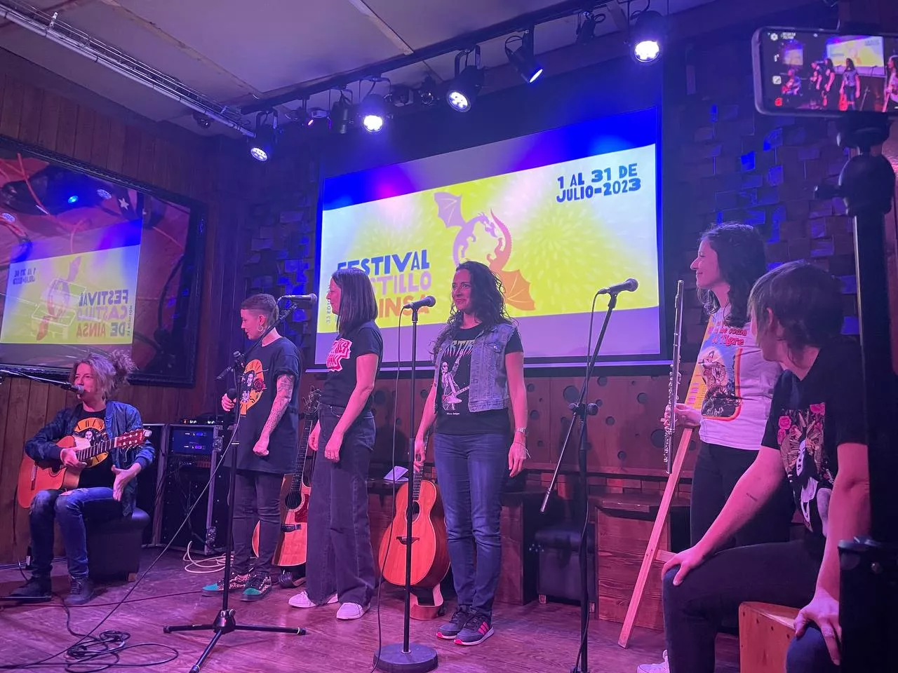 Komando Komare en la fiesta presentación de Zaragoza de 2023